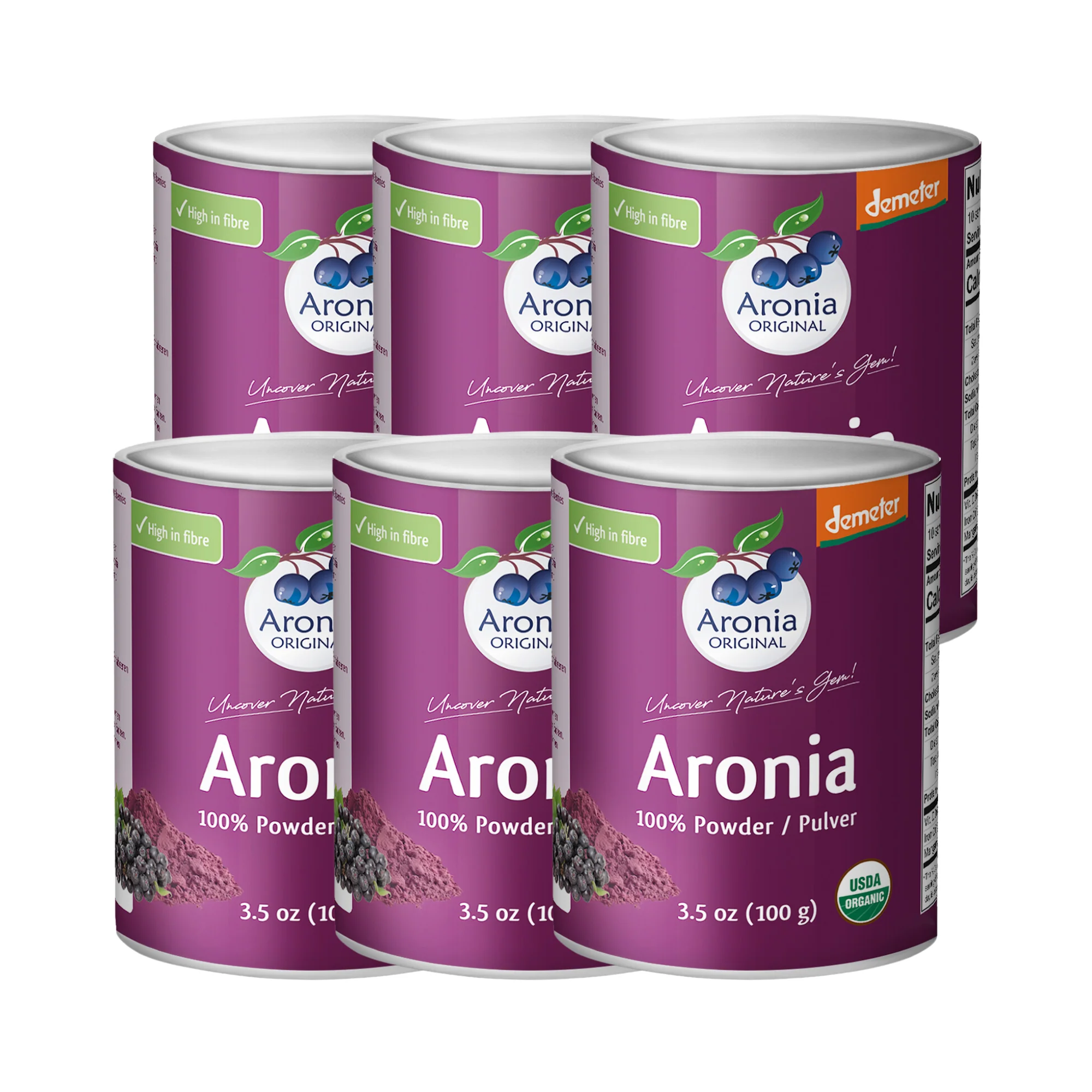 Organic Aronia Berry Powder 3.5 oz (100 g) - Image 6