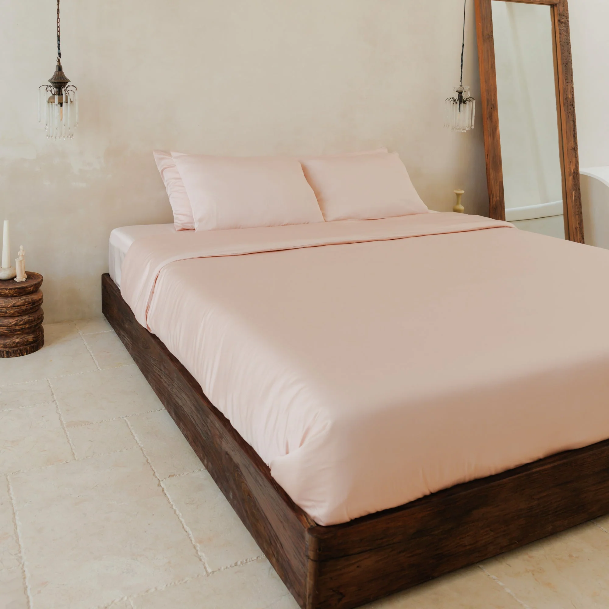 Organic Bamboo Sateen Bed Sheet Set - Image 43