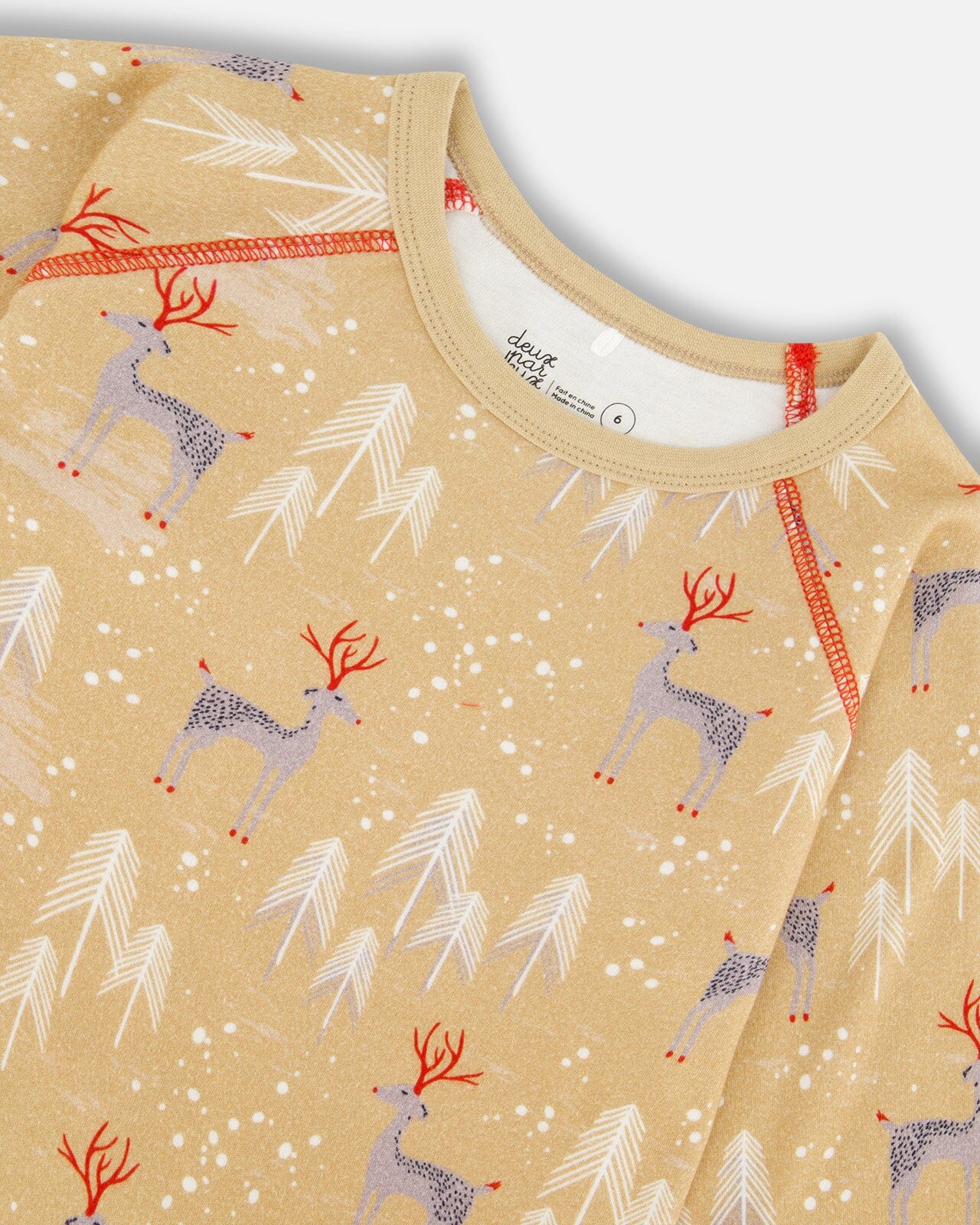 Organic Cotton Kid Two Piece Family Christmas Pajama Set - Image 4