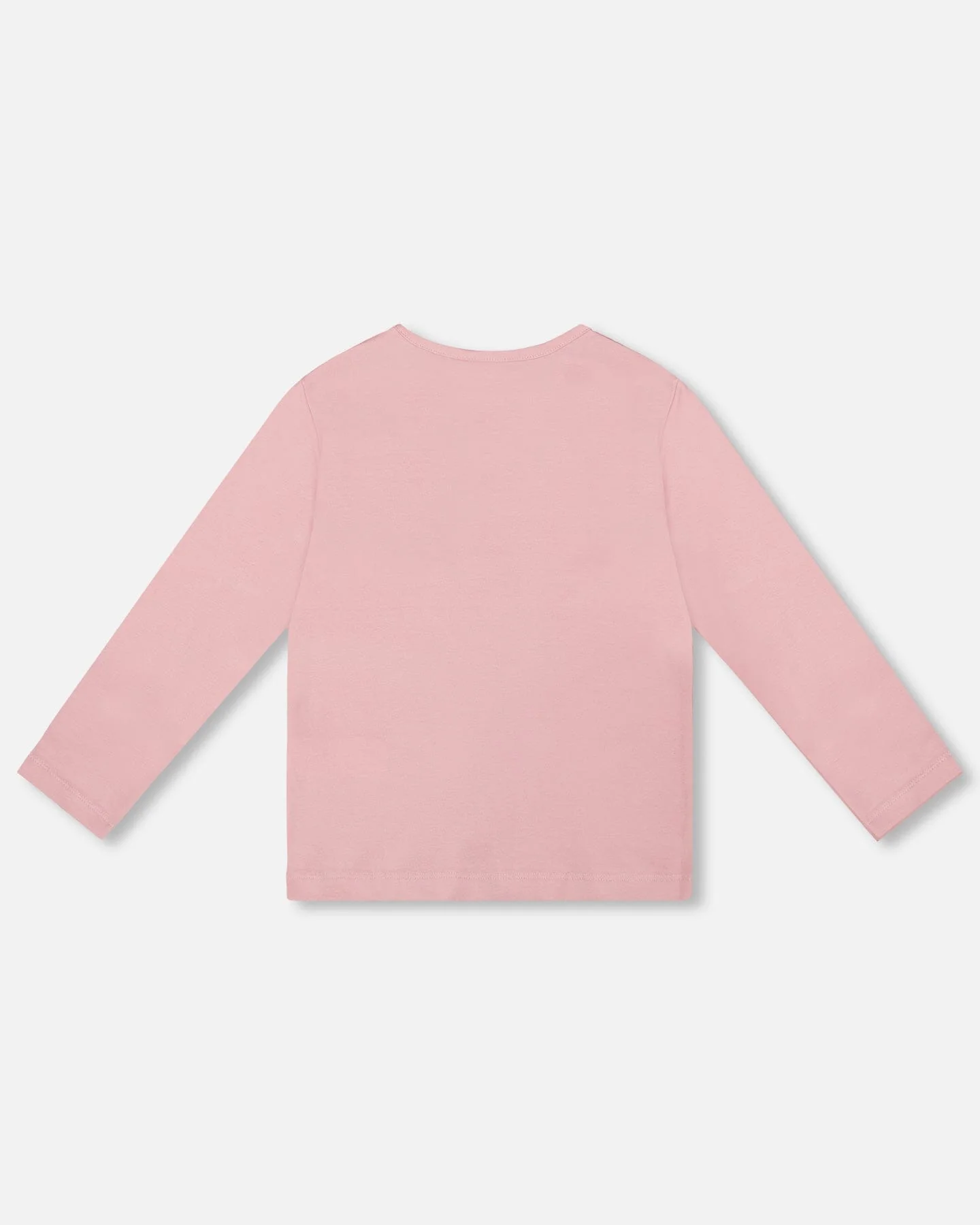 Organic Cotton Long Sleeve T-Shirt Dusty Pink - Image 3