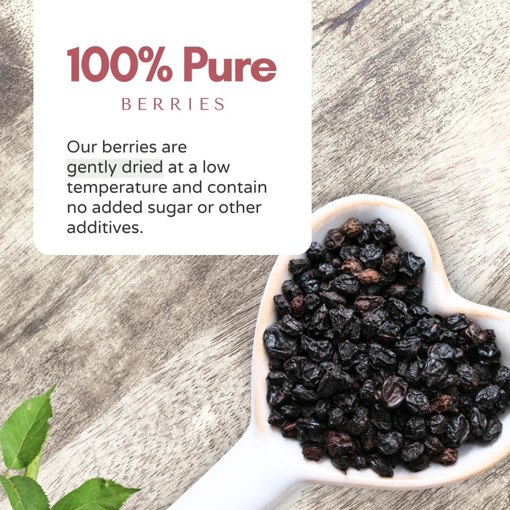 Organic Elderberries Dried 1 lb (454 g) - Image 4