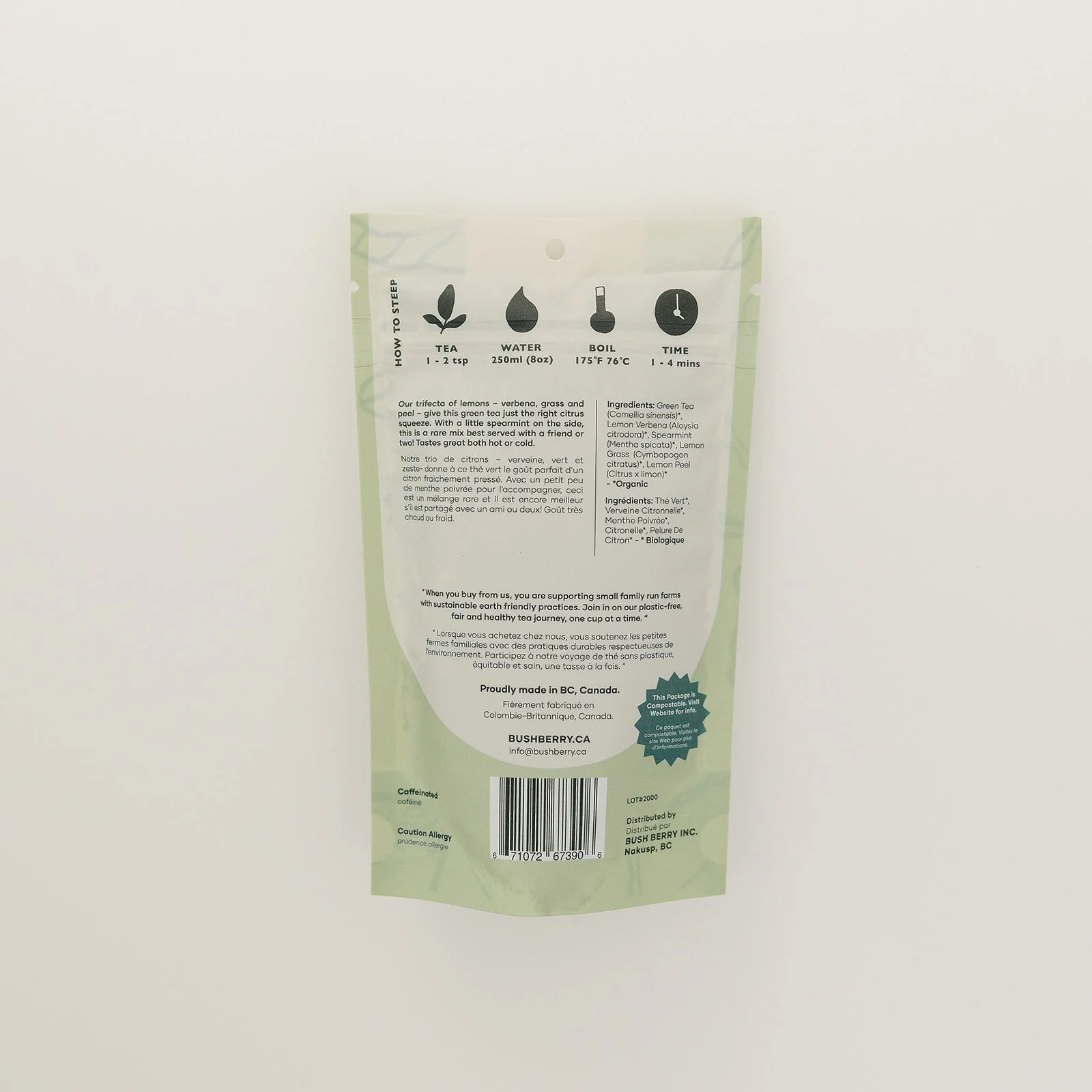 Organic Green Lemon Tea - Image 4
