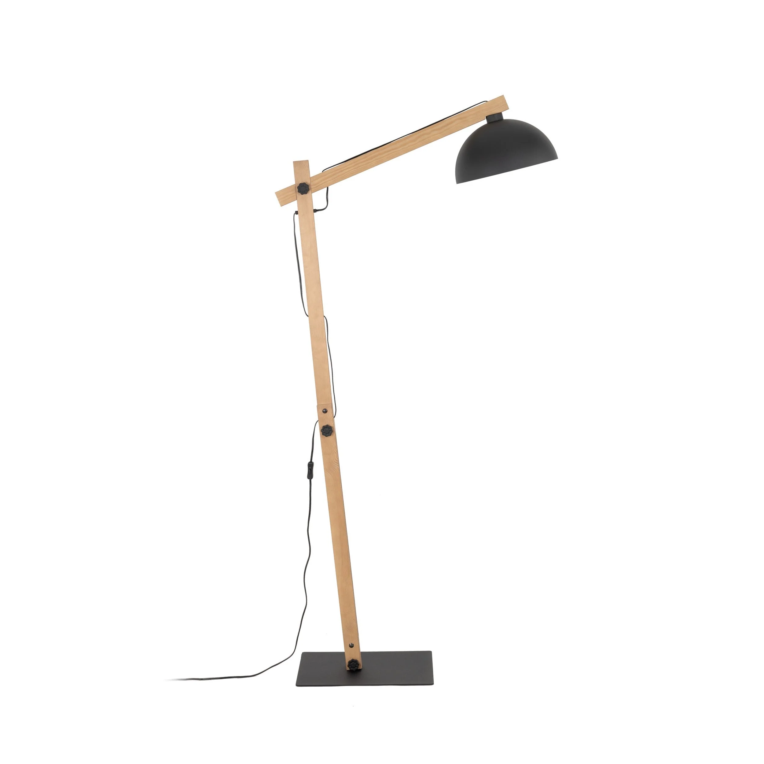OSLO Black Scandinavian Floor Lamp for Living Room, Bedroom & Office – Modern Minimalist Lighting - Image 4