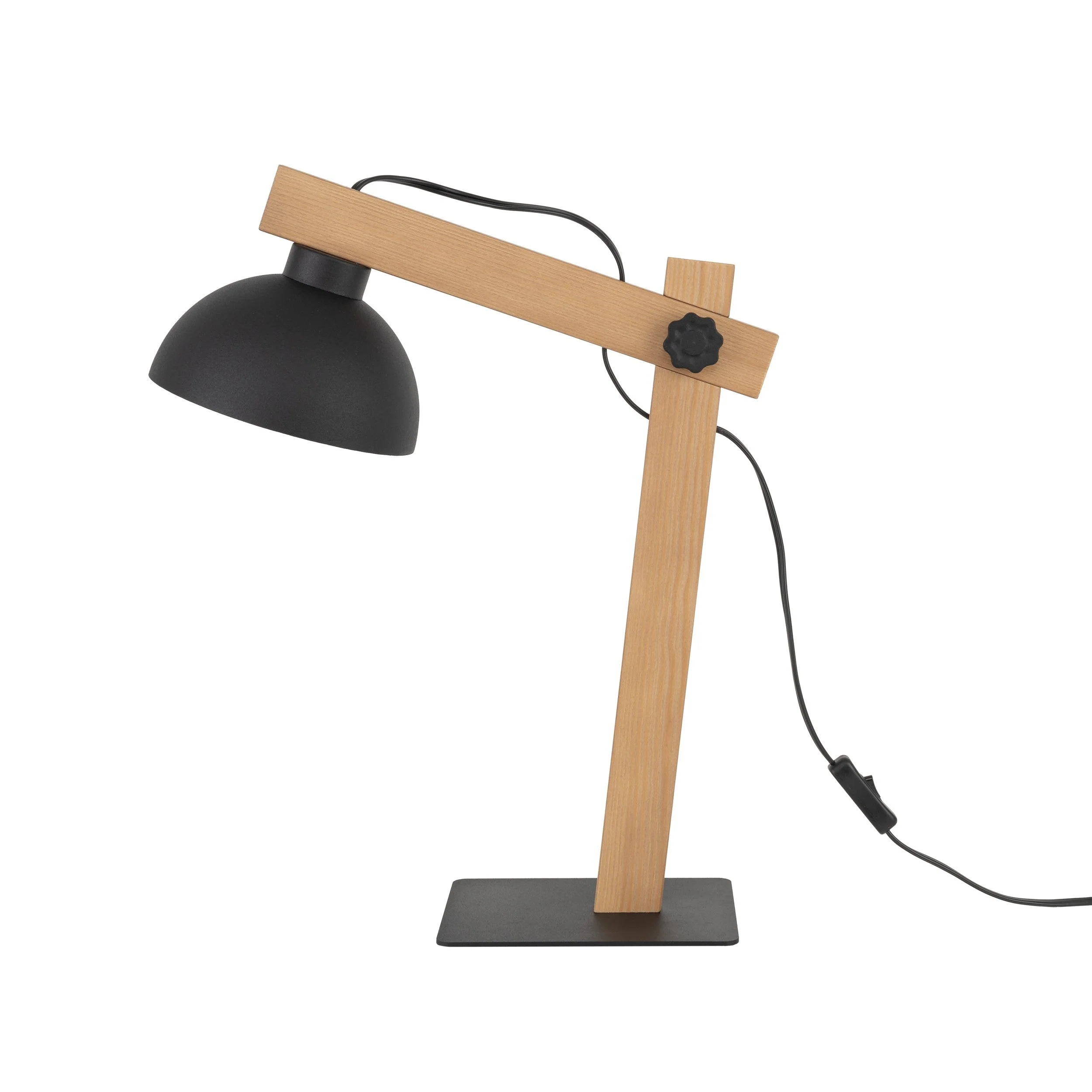 OSLO Black Scandinavian Table Lamp for Bedroom & Nightstand - Image 10