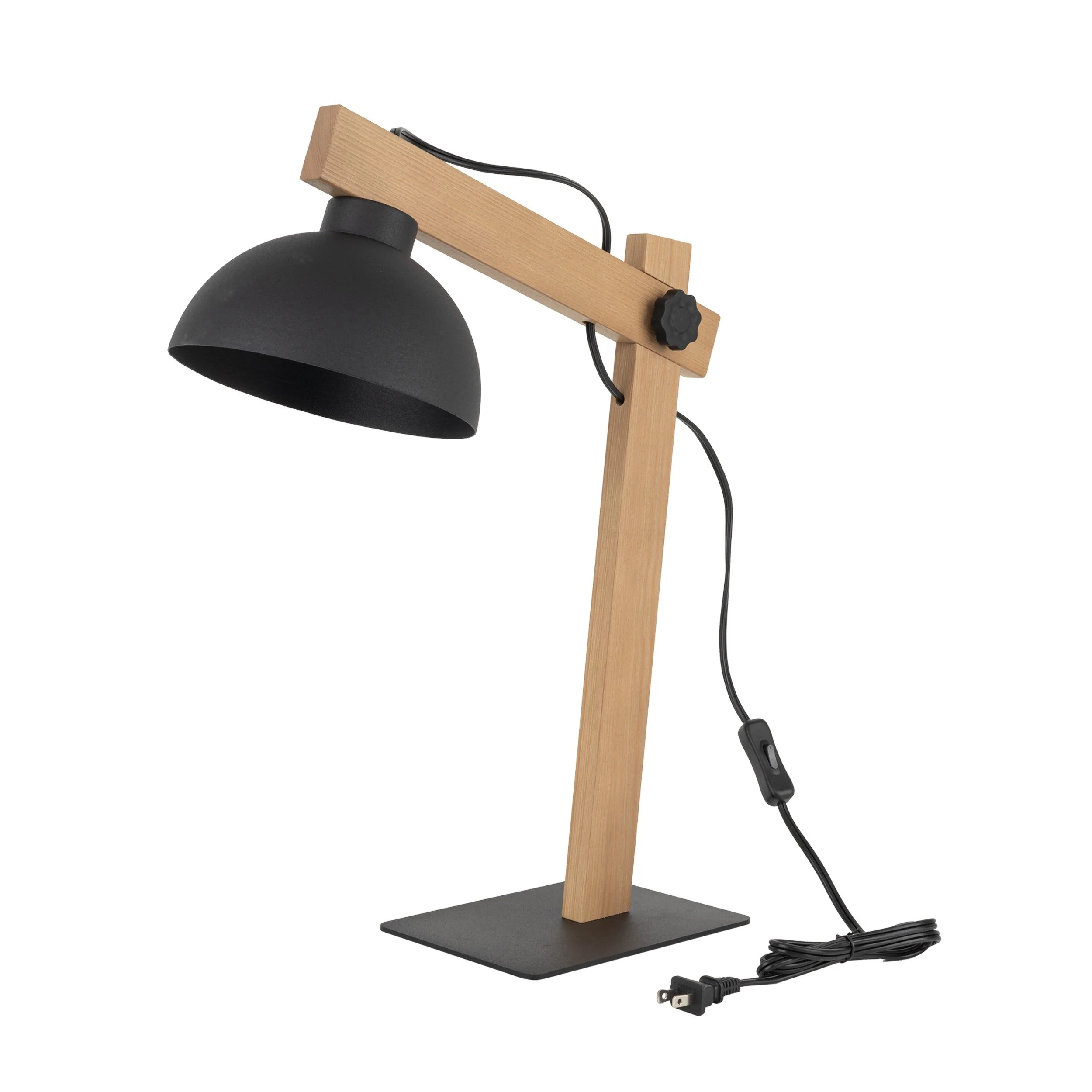 OSLO Black Scandinavian Table Lamp for Bedroom & Nightstand - Image 4