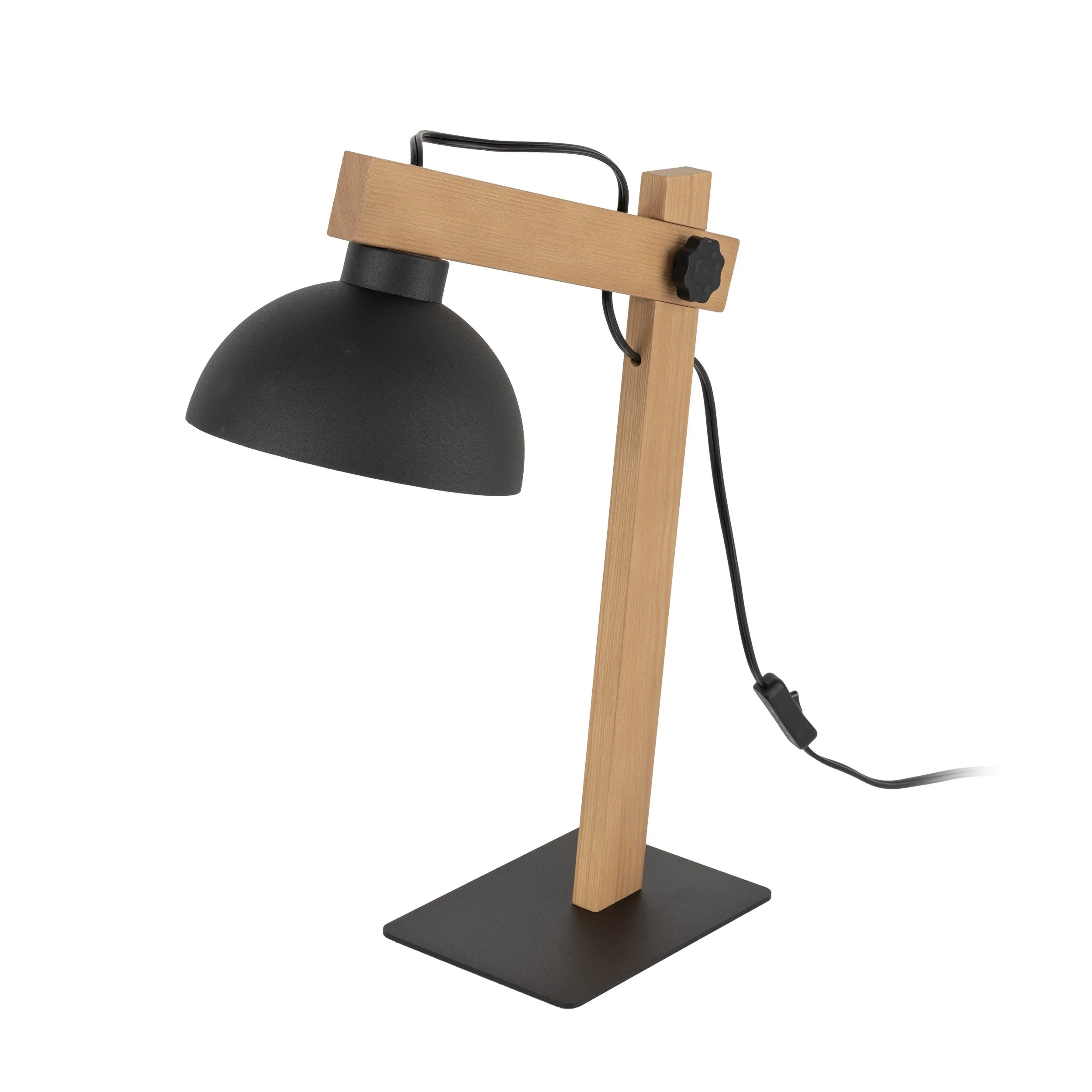 OSLO Black Scandinavian Table Lamp for Bedroom & Nightstand - Image 8