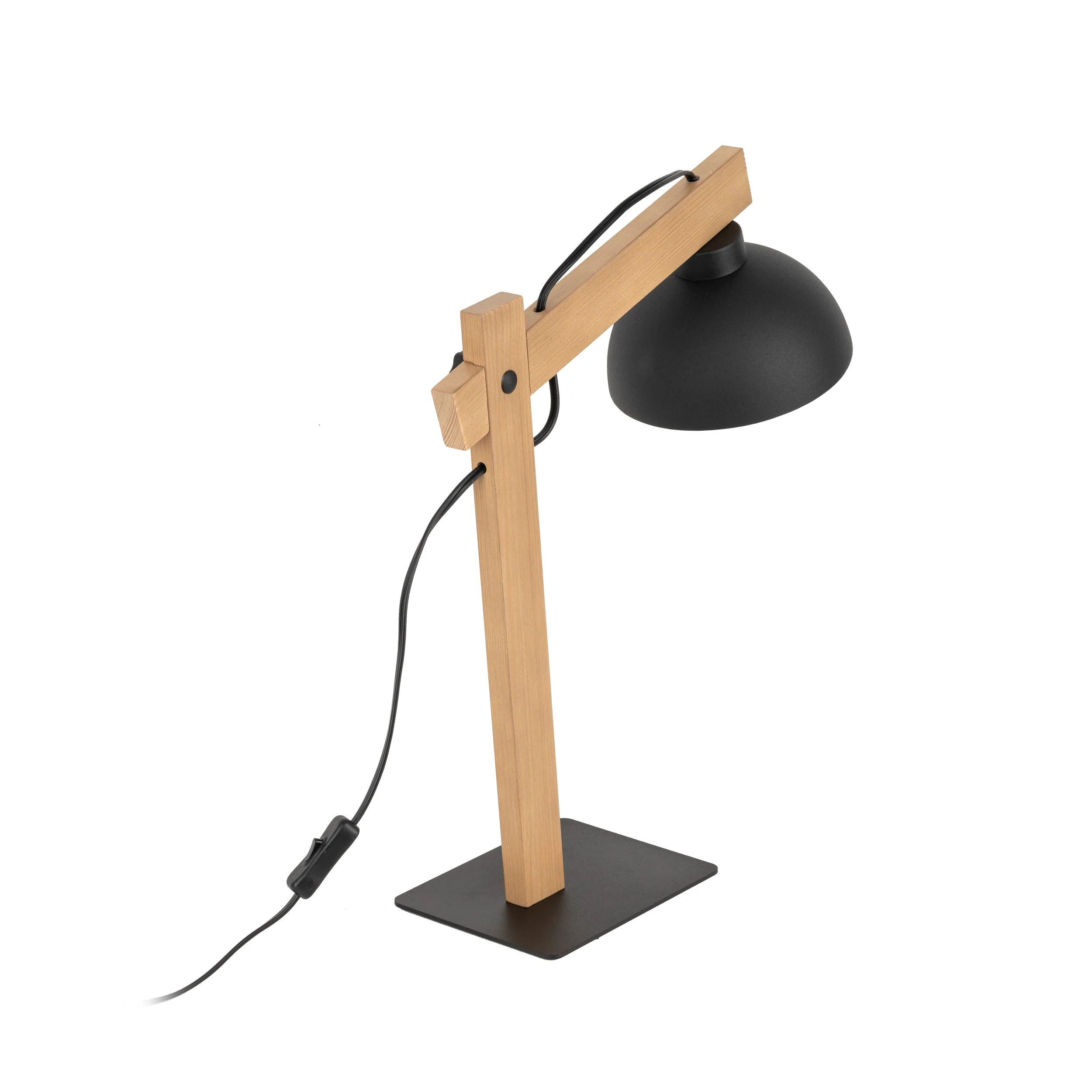 OSLO Black Scandinavian Table Lamp for Bedroom & Nightstand - Image 9