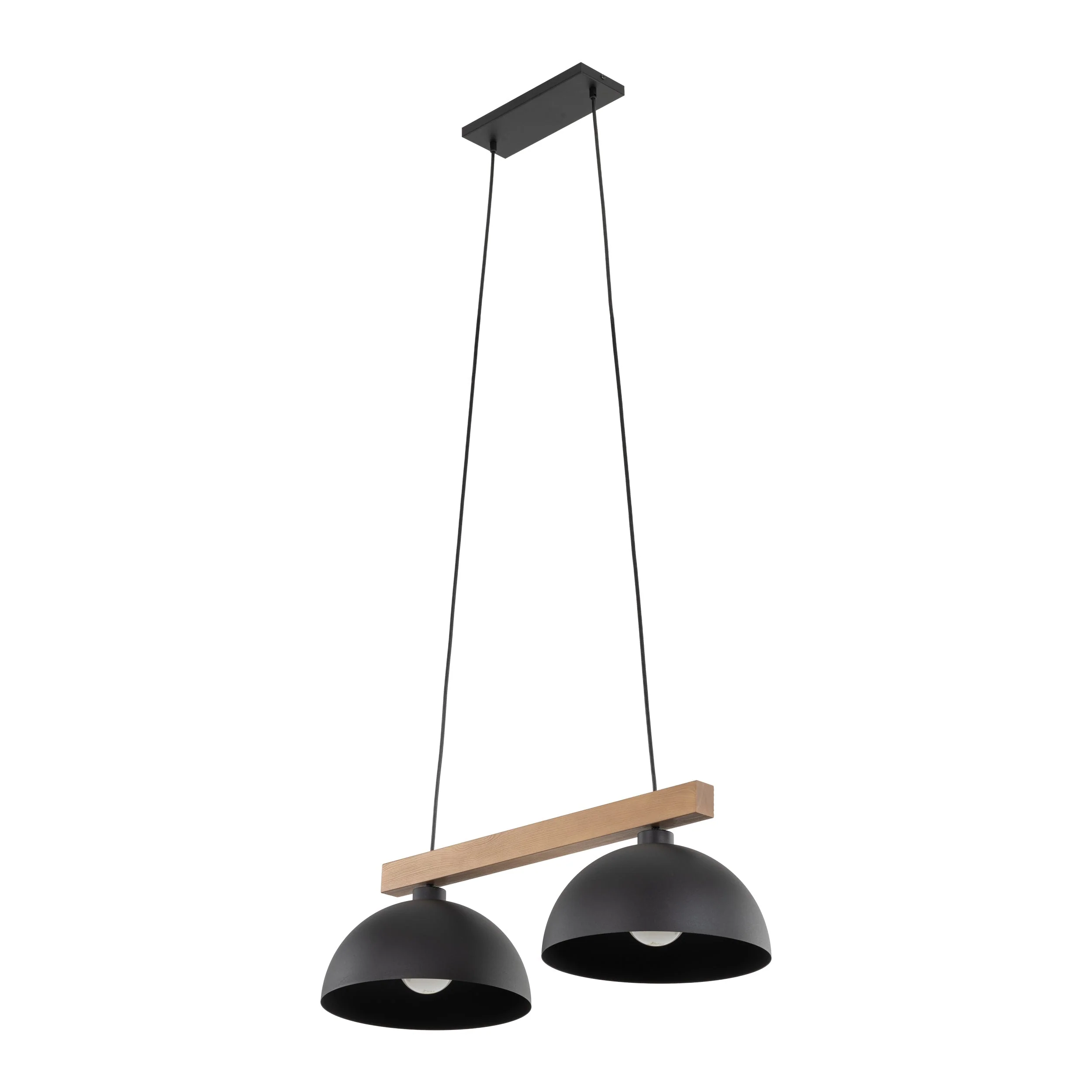 Oslo Black Scandinavian Minimalist Pendant Ceiling Light for Kitchen Island & Dining Room - Image 2