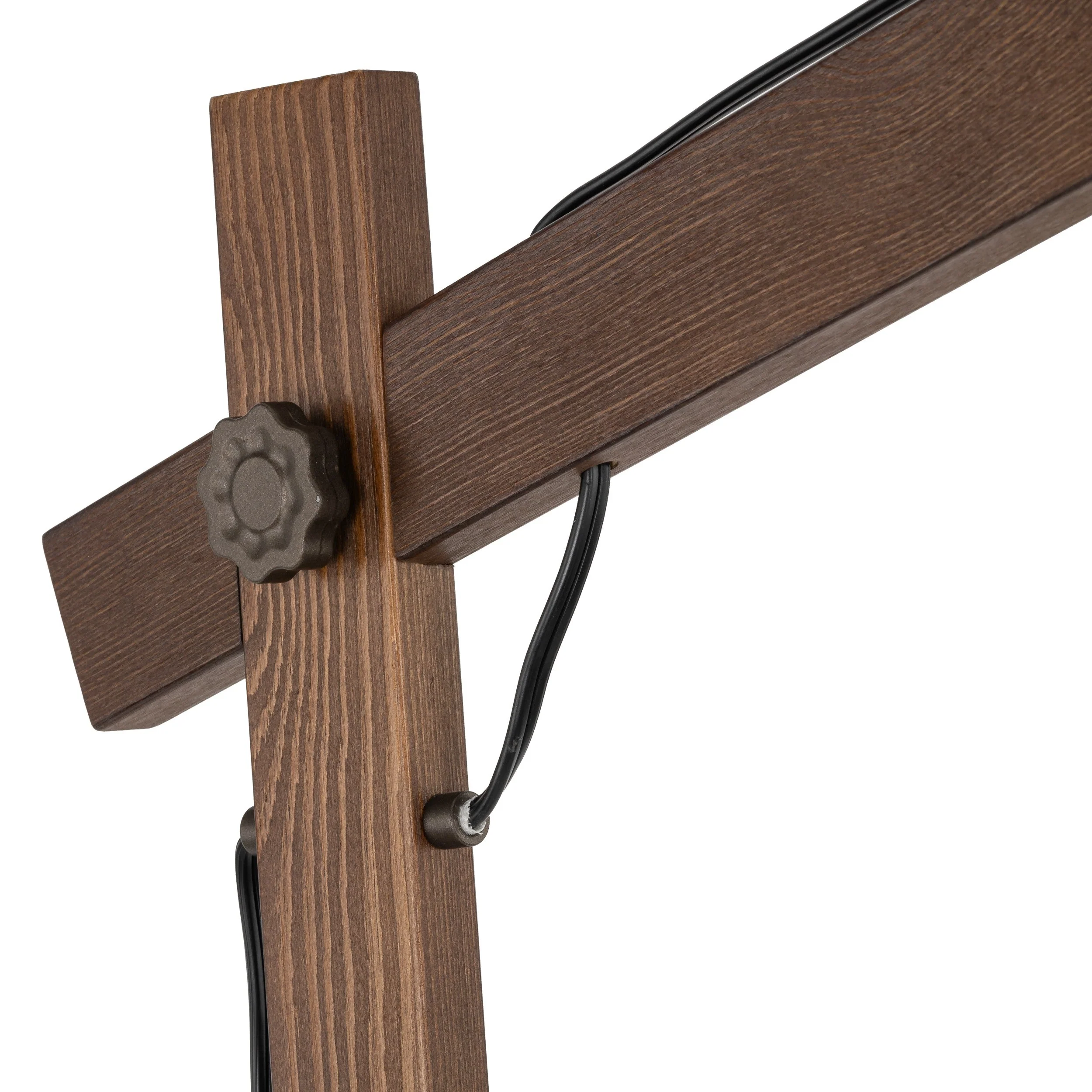 Oslo Brown Scandinavian Minimalist Floor Lamp for Living Room, Bedroom & Modern Interior Lighting - Image 6