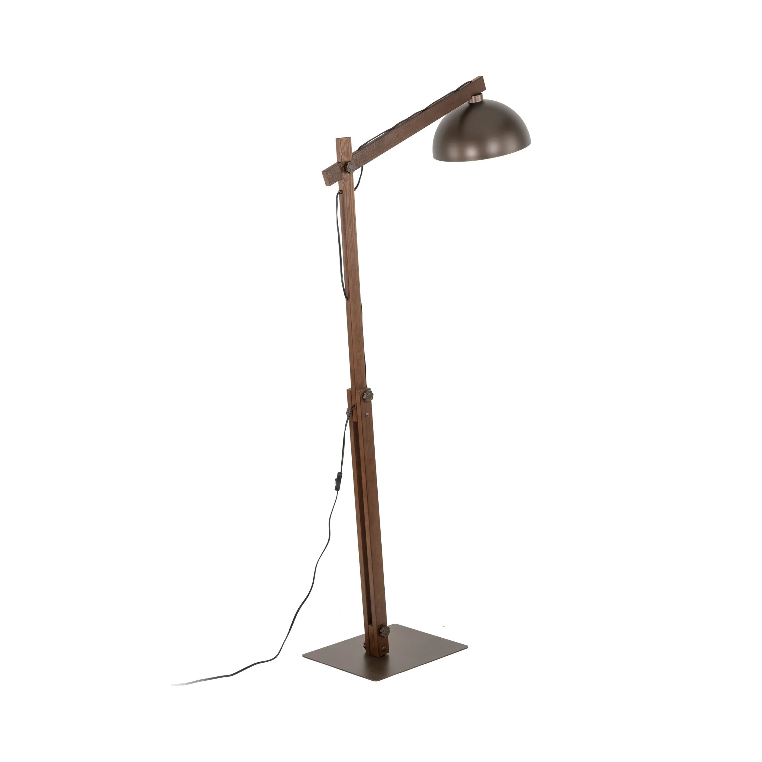 Oslo Brown Scandinavian Minimalist Floor Lamp for Living Room, Bedroom & Modern Interior Lighting - Image 7