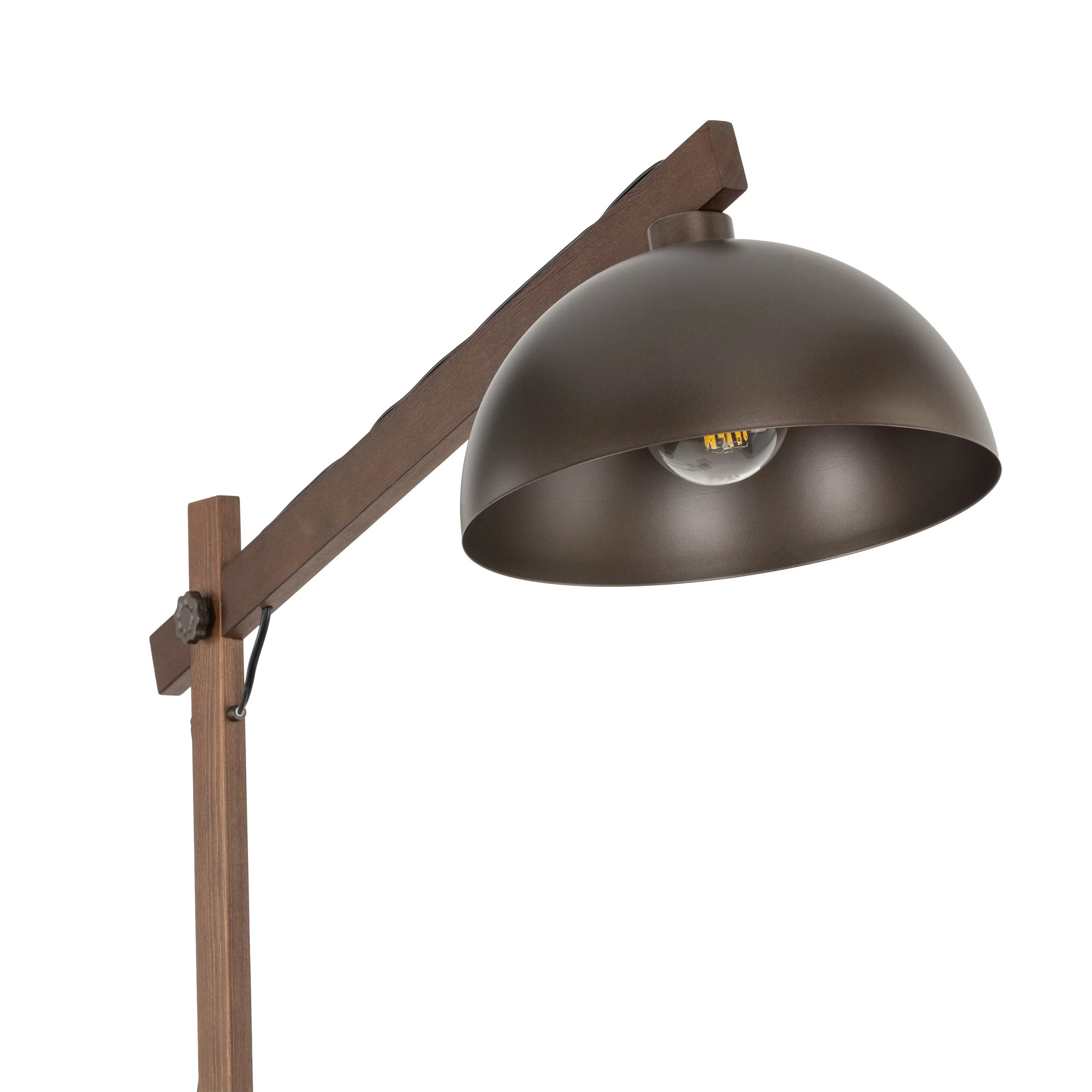 Oslo Brown Scandinavian Minimalist Floor Lamp for Living Room, Bedroom & Modern Interior Lighting - Image 8