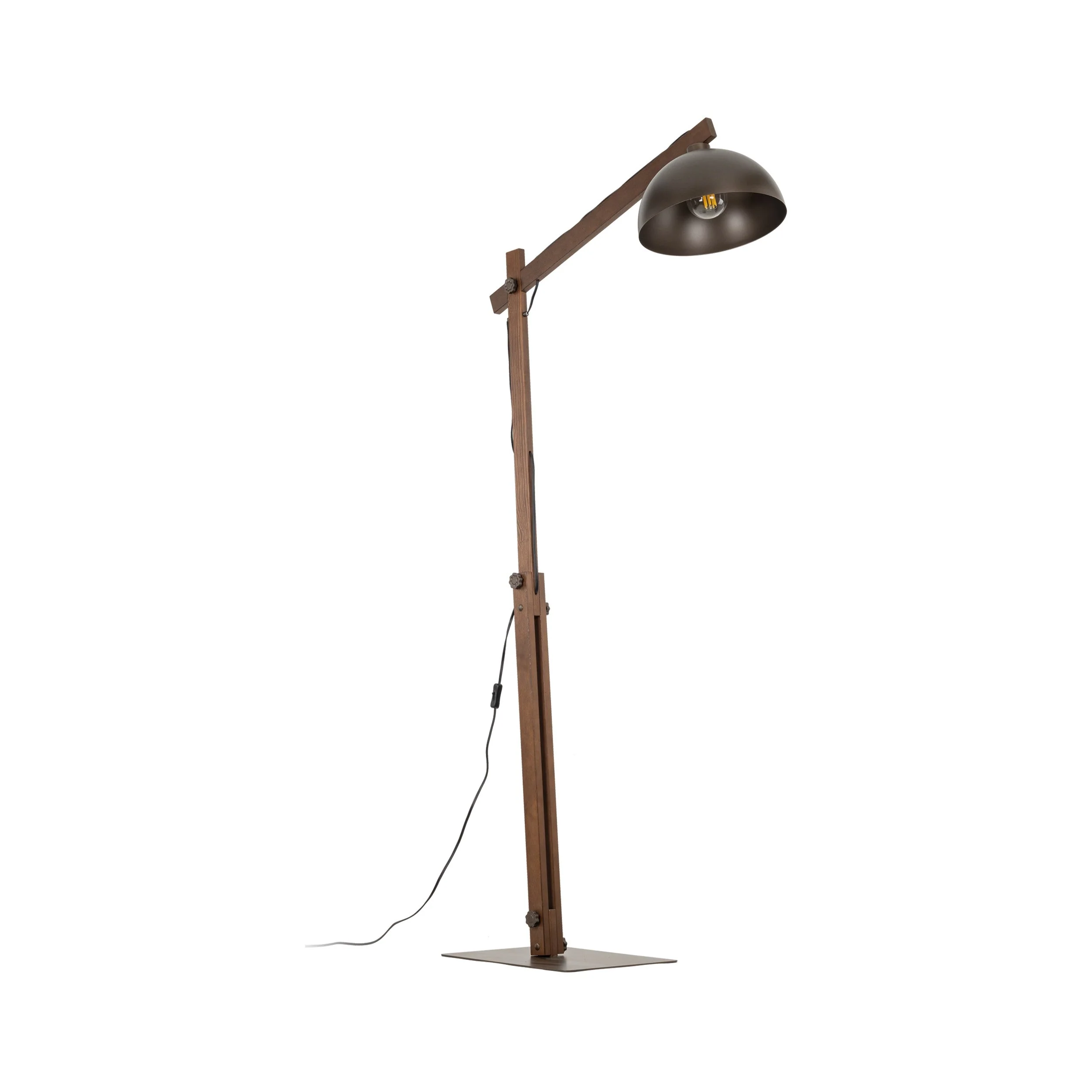 Oslo Brown Scandinavian Minimalist Floor Lamp for Living Room, Bedroom & Modern Interior Lighting - Image 9