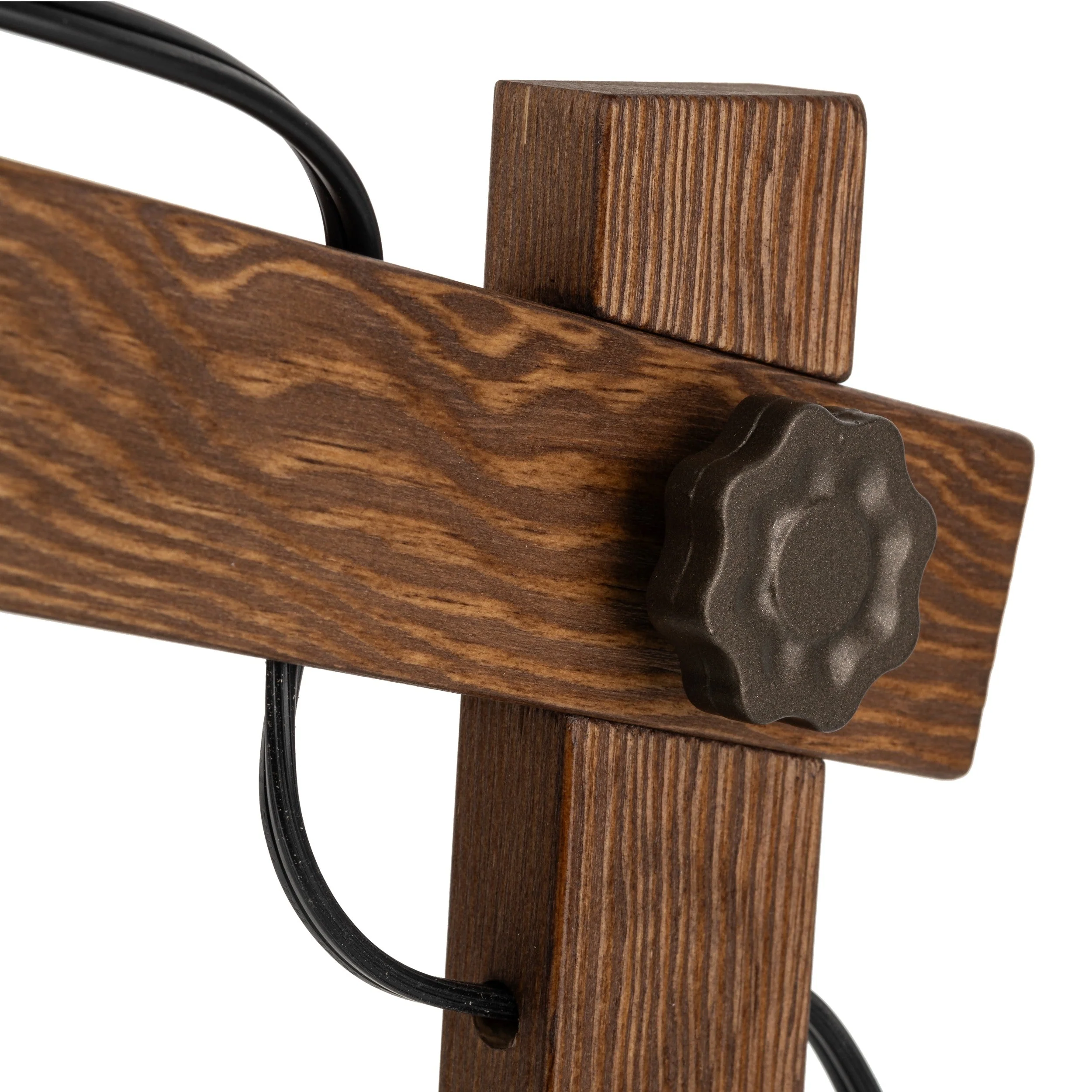 OSLO Brown Scandinavian Night Lamp - Image 4
