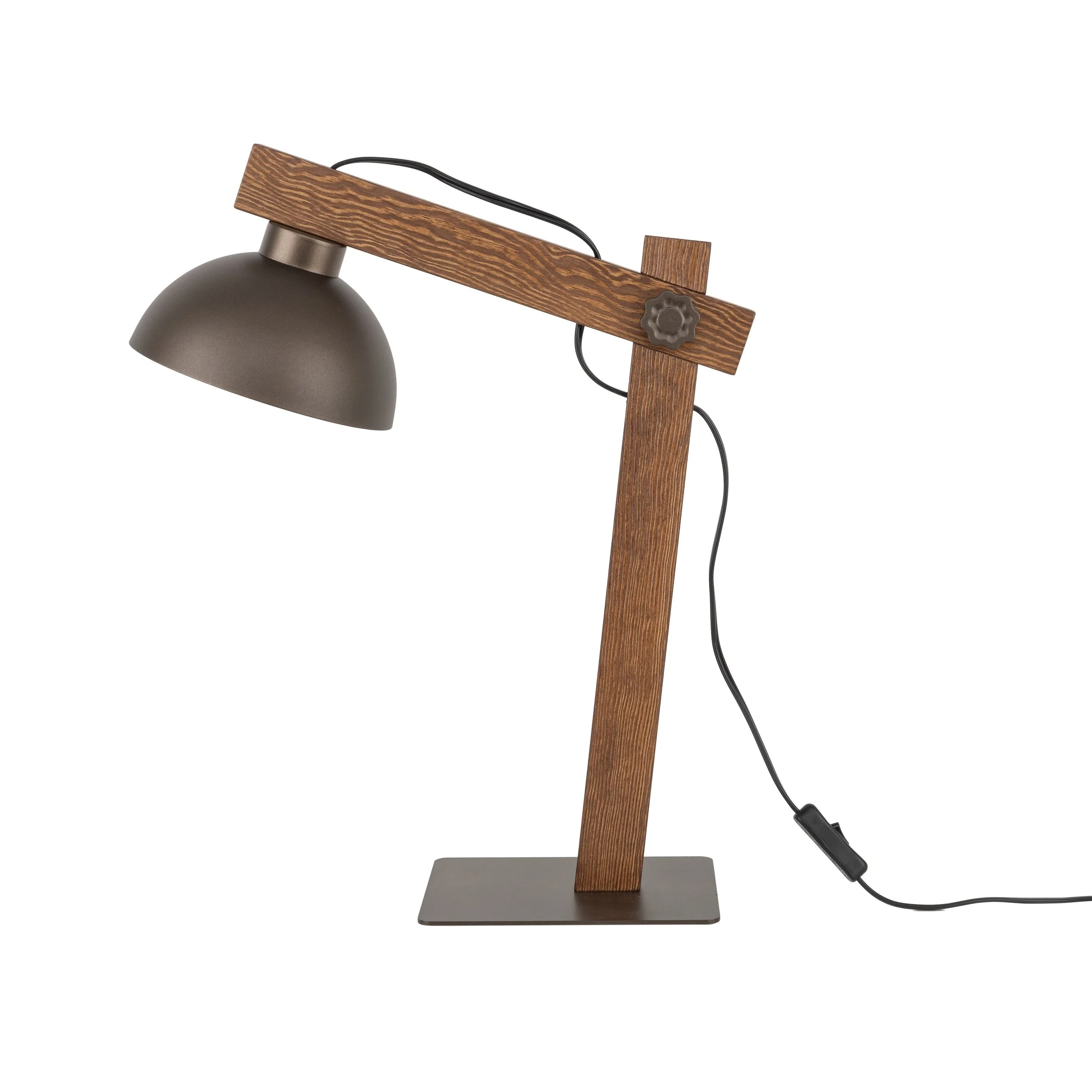 OSLO Brown Scandinavian Night Lamp - Image 5