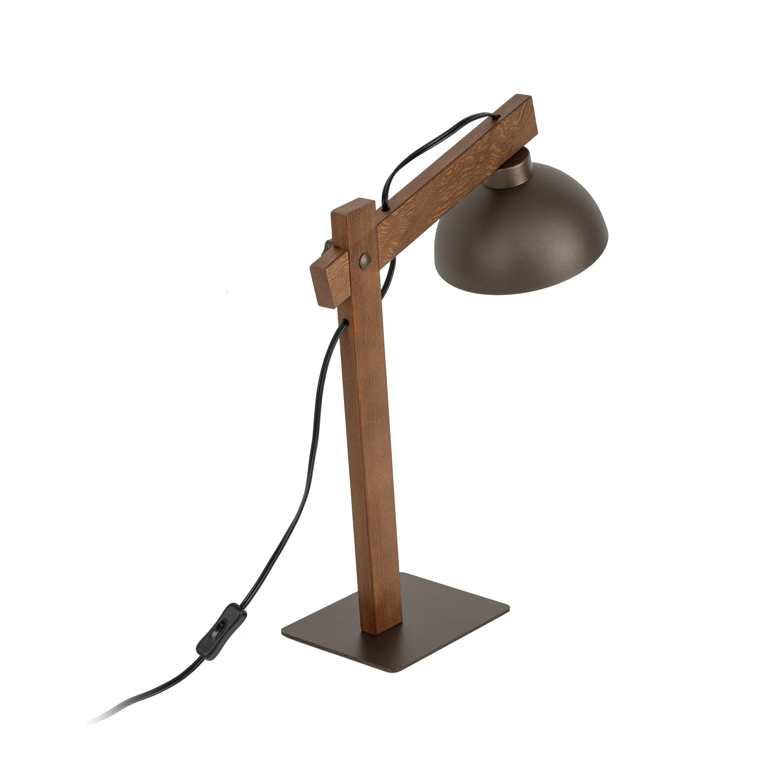 OSLO Brown Scandinavian Night Lamp - Image 9