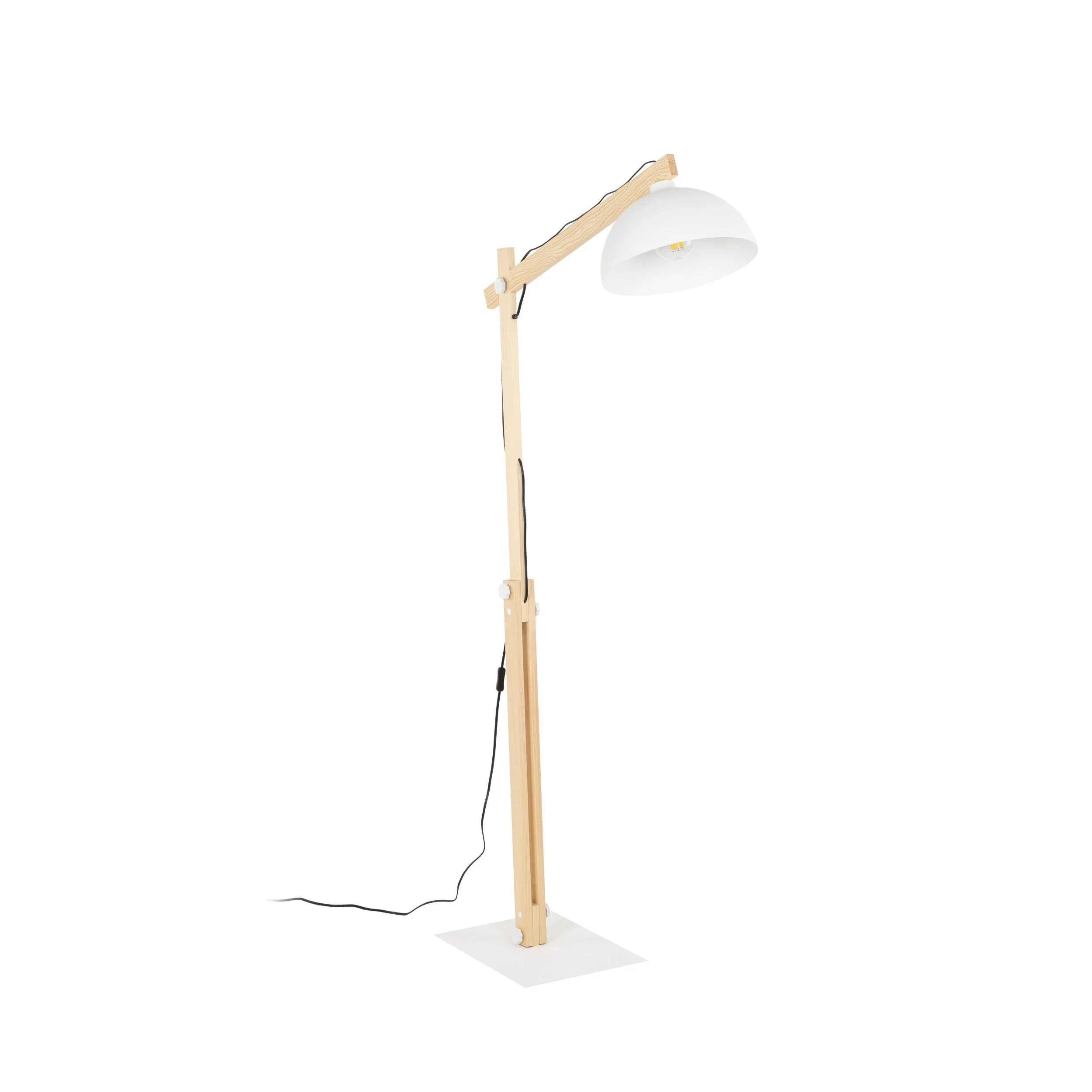 OSLO White Scandinavian Floor Lamp for Living Room & Office (Clearance) - Image 2