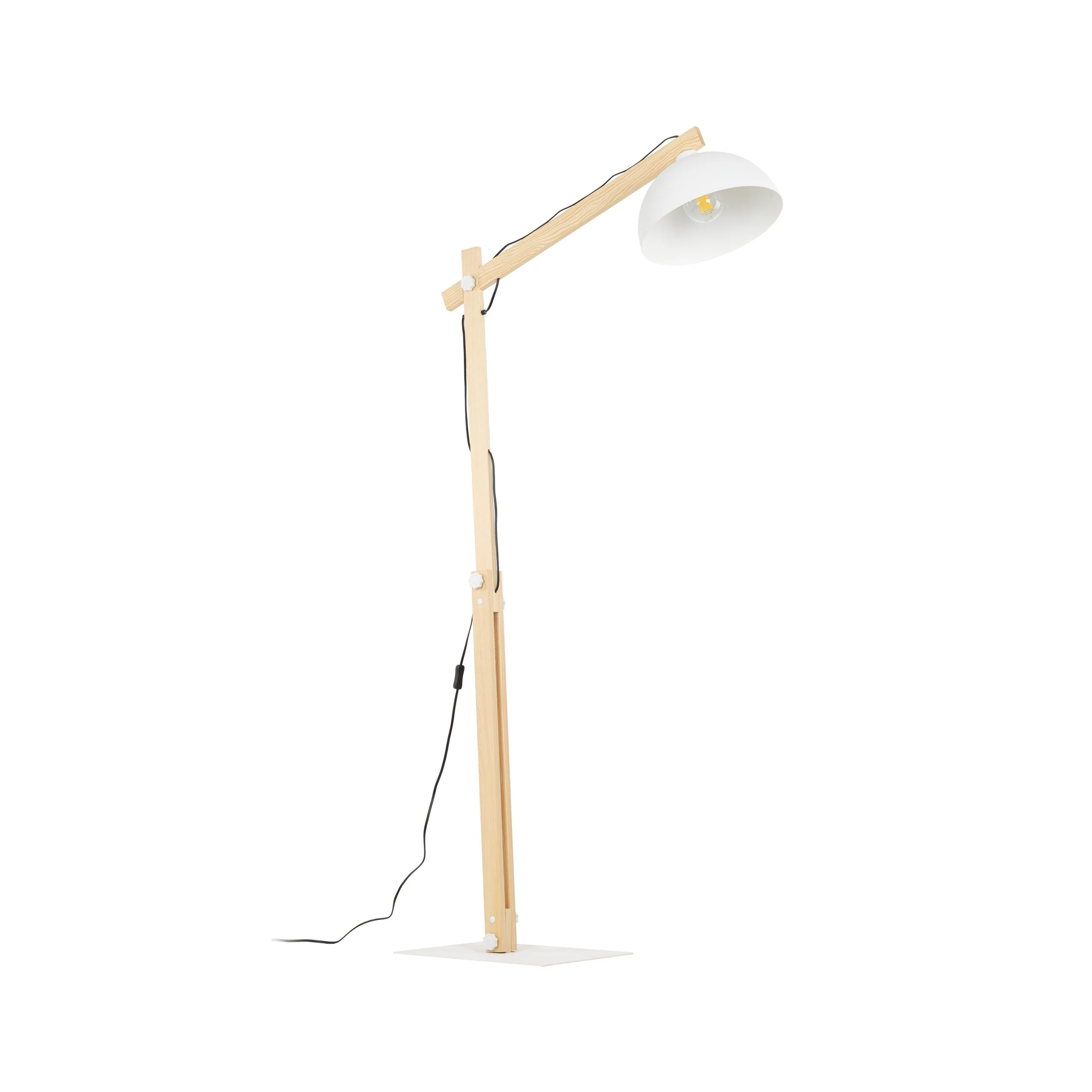 OSLO White Scandinavian Floor Lamp for Living Room & Office (Clearance) - Image 5