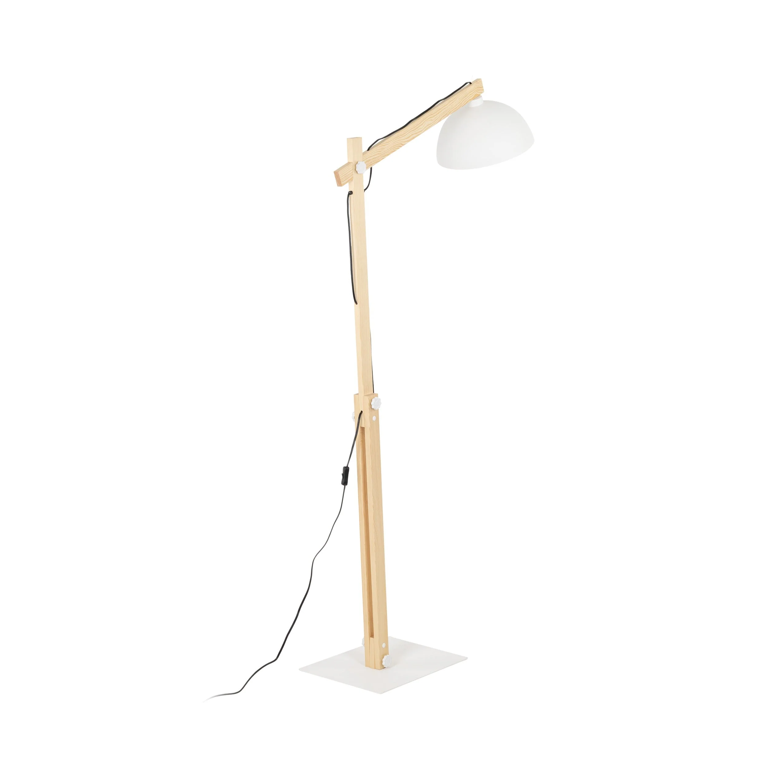 OSLO White Scandinavian Floor Lamp for Living Room & Office (Clearance) - Image 6