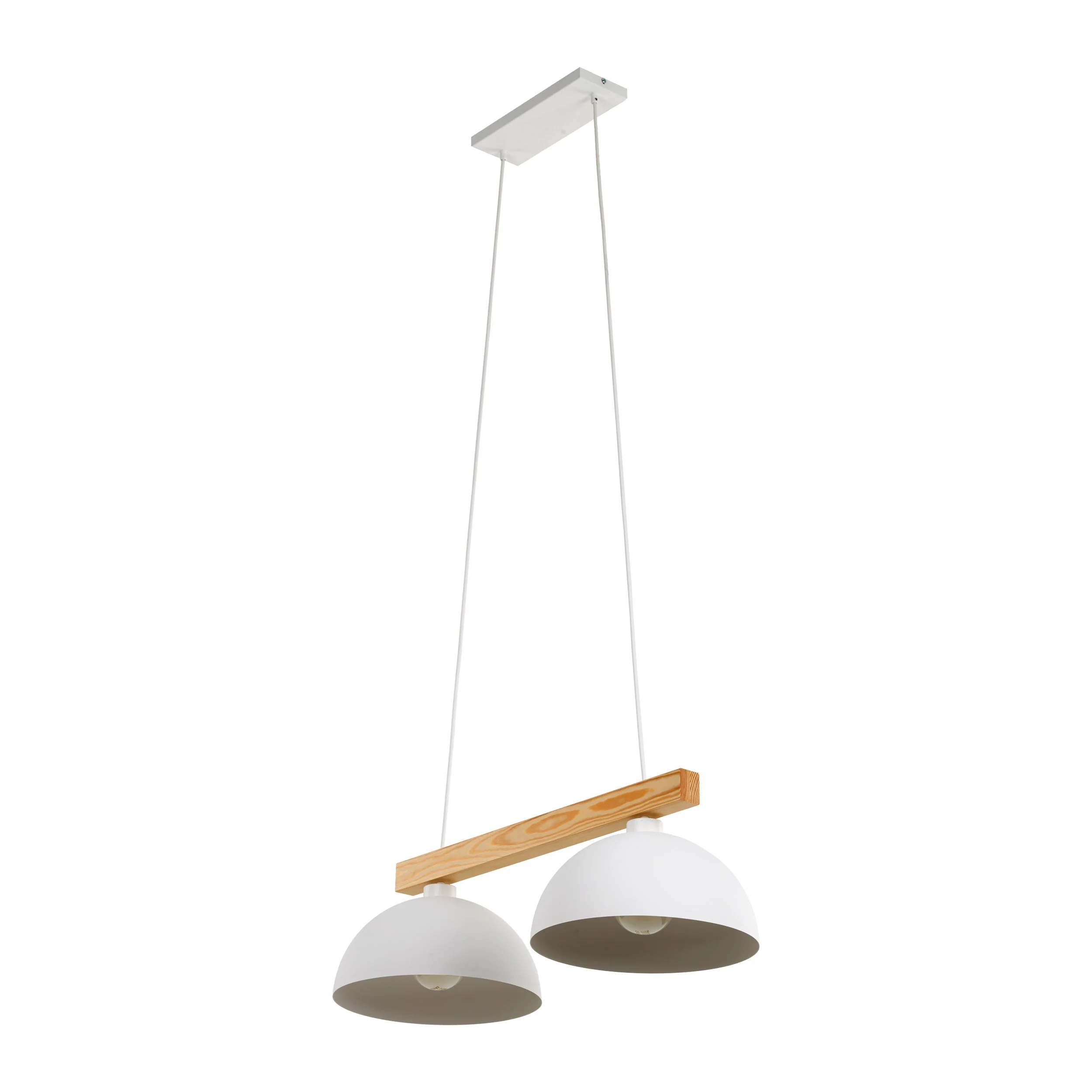 OSLO White Scandinavian Pendant Light for Kitchen Island & Dining - Image 2
