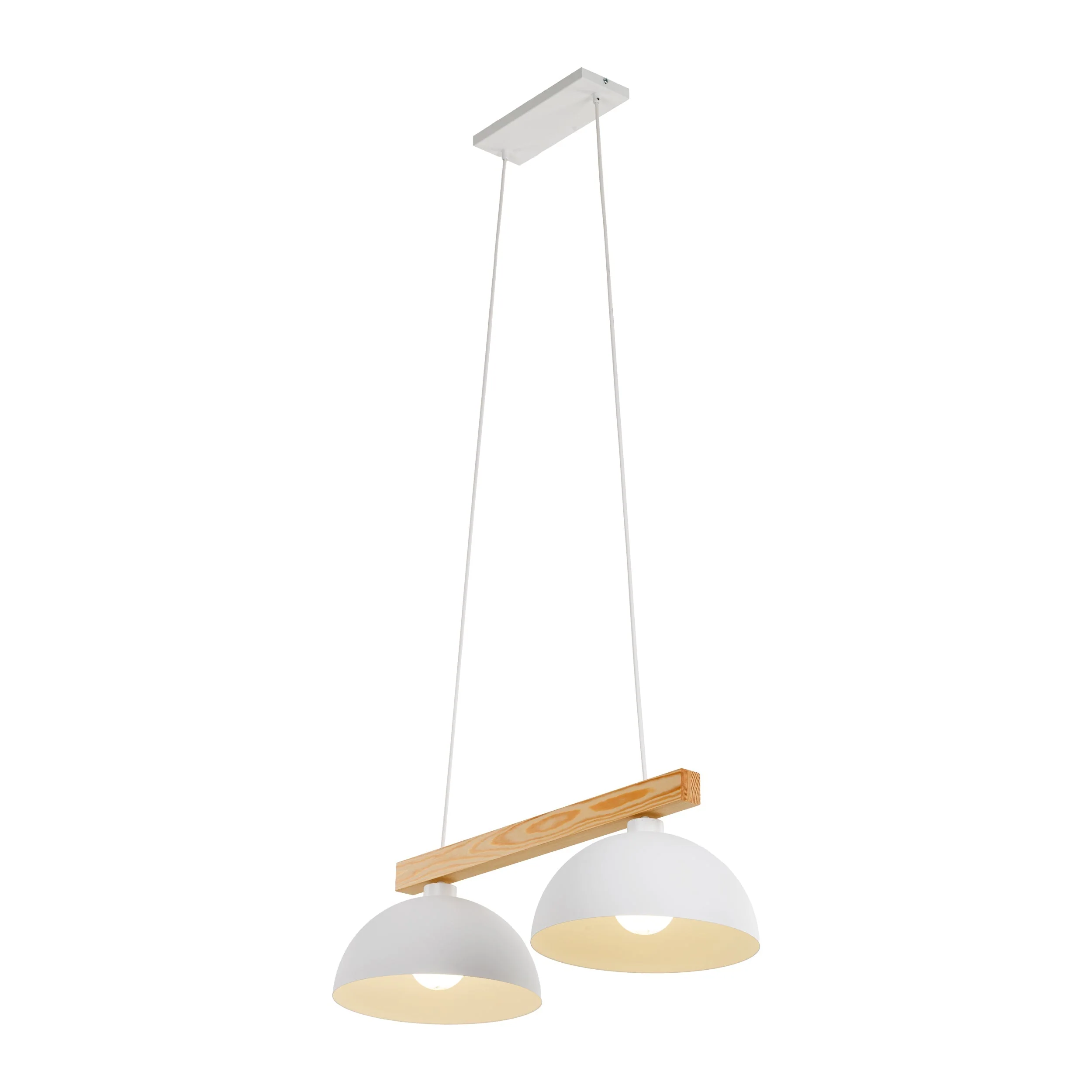 OSLO White Scandinavian Pendant Light for Kitchen Island & Dining - Image 4