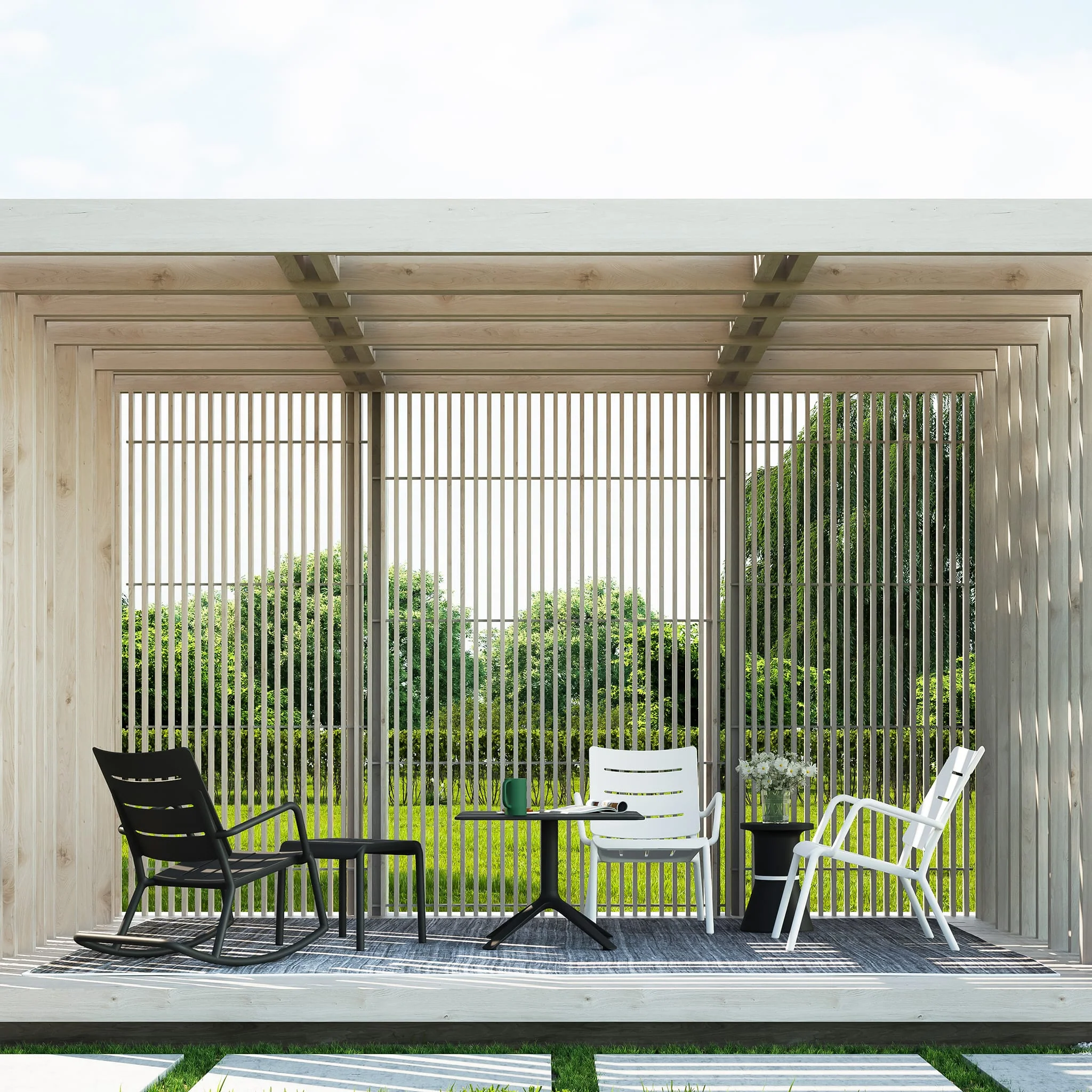 OUTO Rocking Chair<br> Indoor & Outdoor Use - Image 4