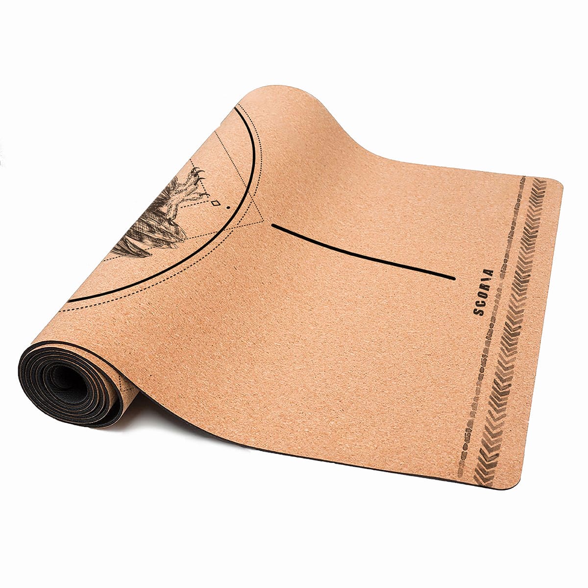 Owl Cork Yoga Mat | 4.5MM - Image 2