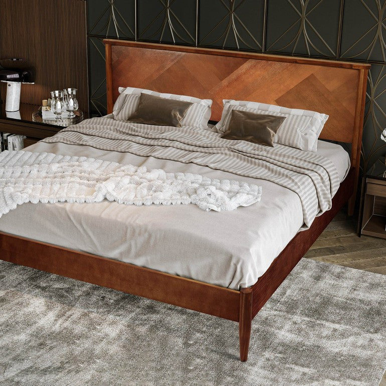 Panthera Platform Bed Frame With Headboard - Image 8