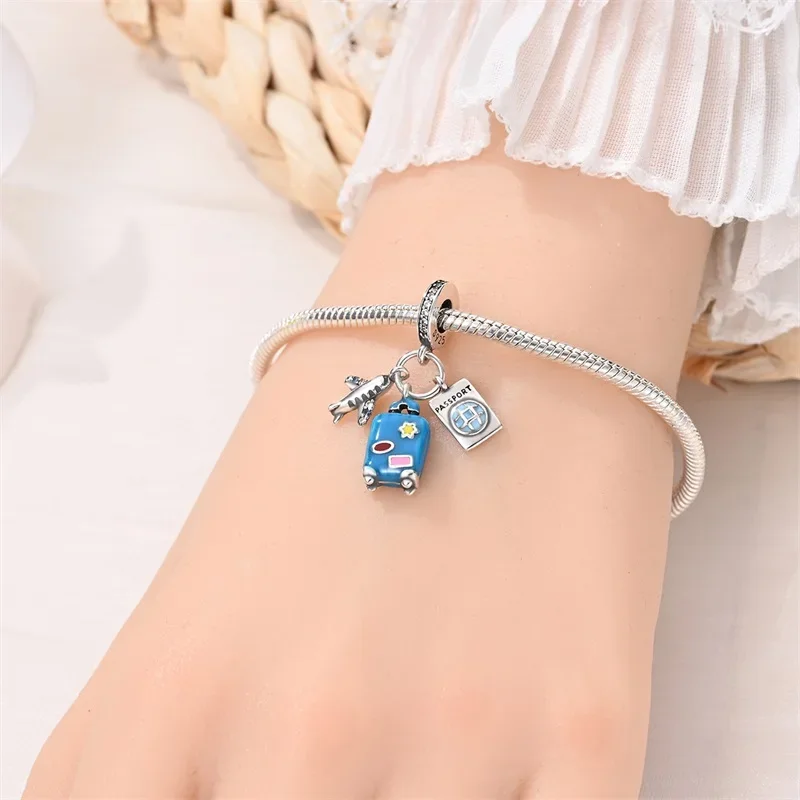 Passport to Adventure Sterling Silver Travel Charm - Image 2