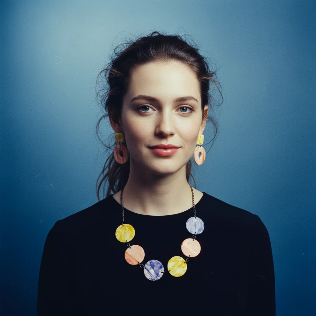 Pastel Clip On Earrings Handmade from Clay - Image 9