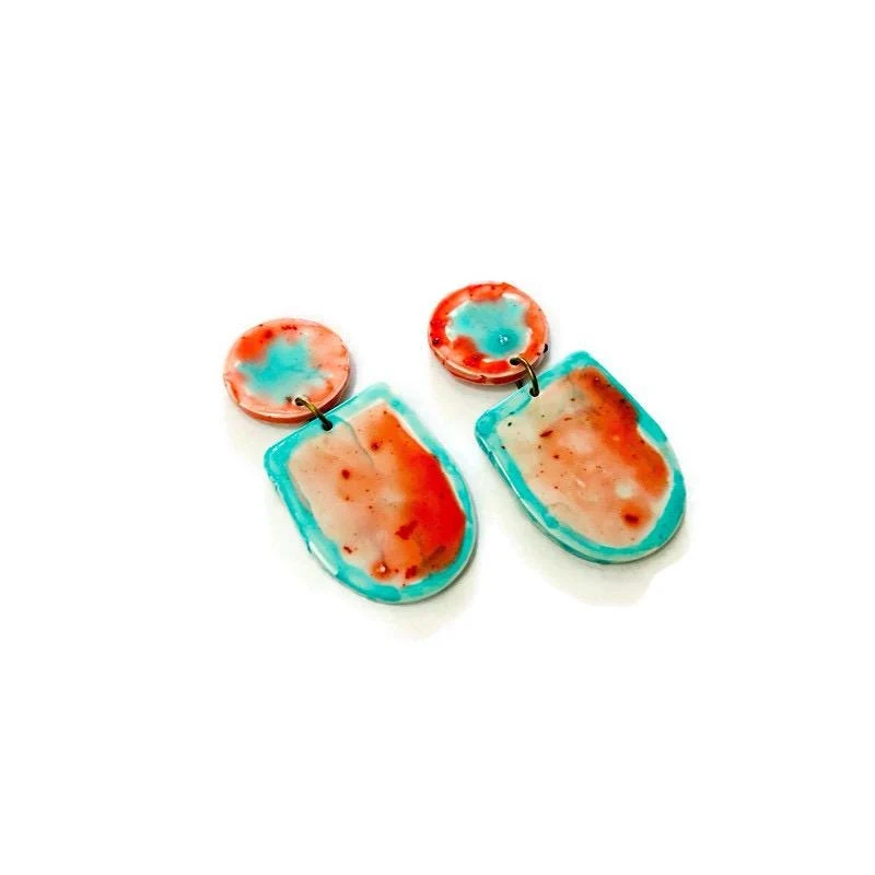 Pastel Statement Jewelry Set Handmade - Image 7
