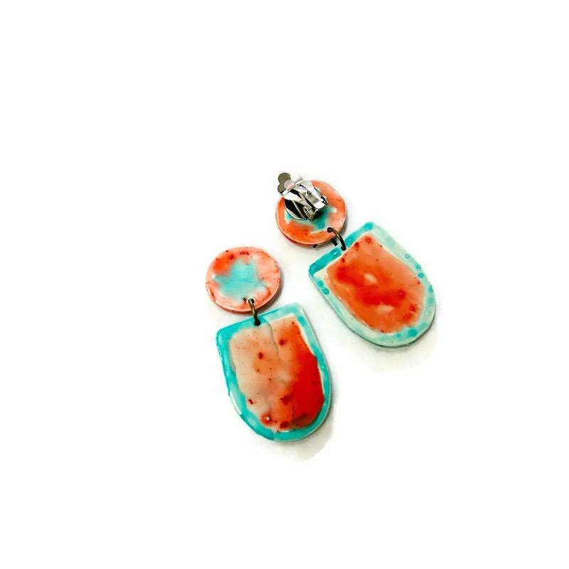 Pastel Statement Jewelry Set Handmade - Image 8
