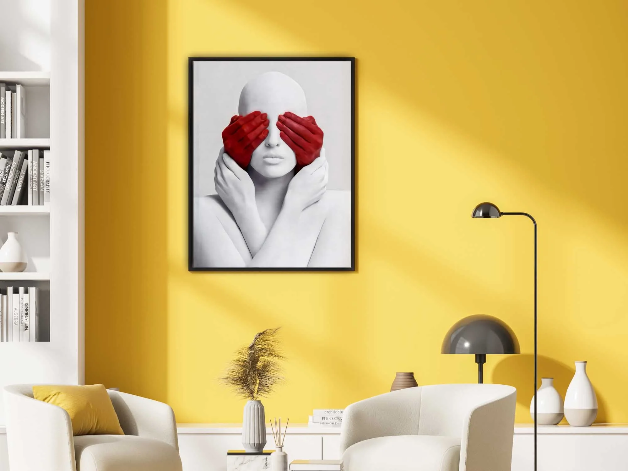 Peek-a-boo- Canvas Print - Image 3