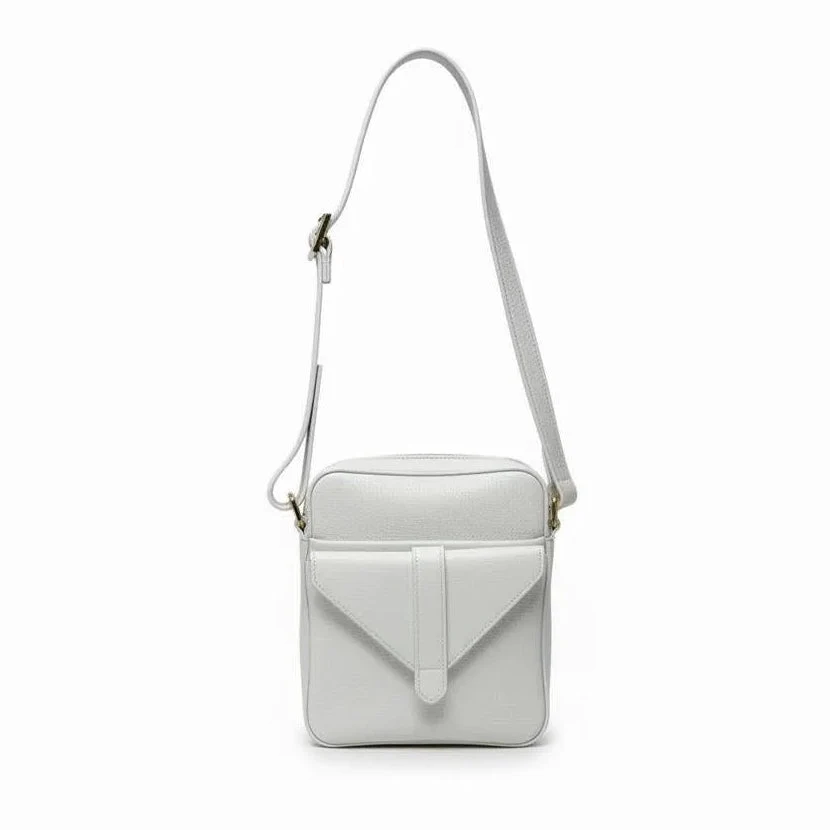 Petit sac en cuir blanc — Nadine