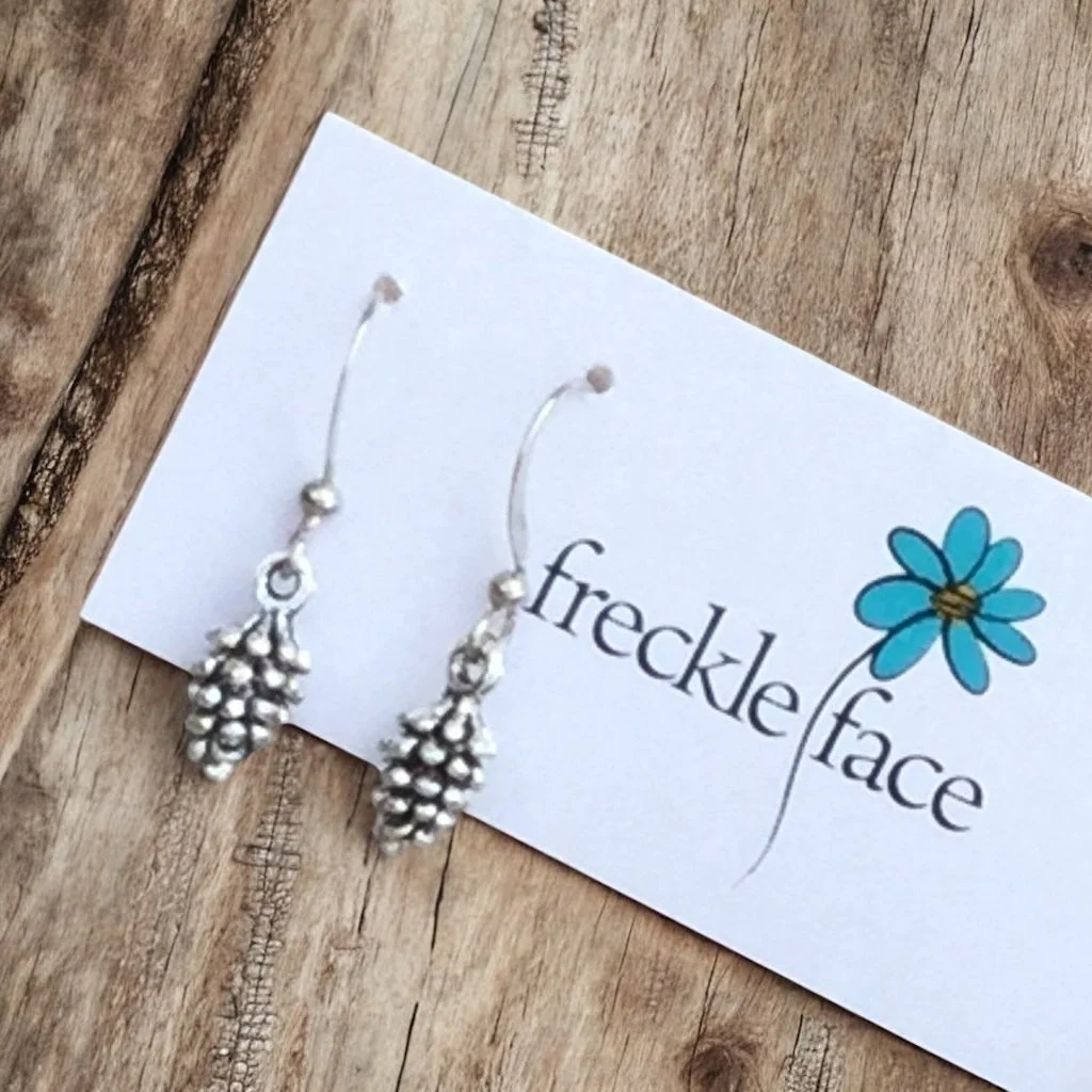 Pinecone Earrings – Nature-Inspired Hypoallergenic Dangle Earrings - Image 2