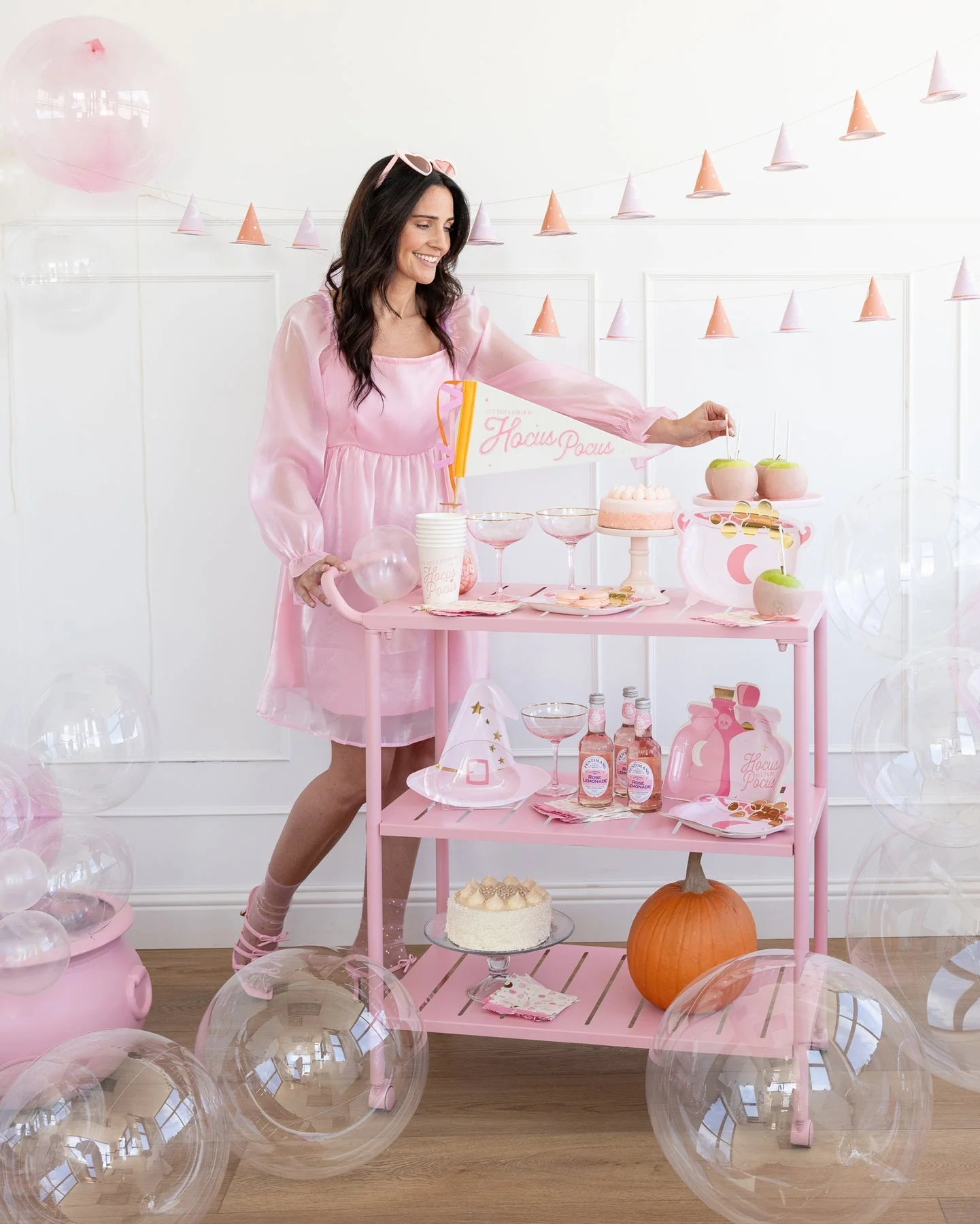 Pink Cauldron Paper Plates - Image 3
