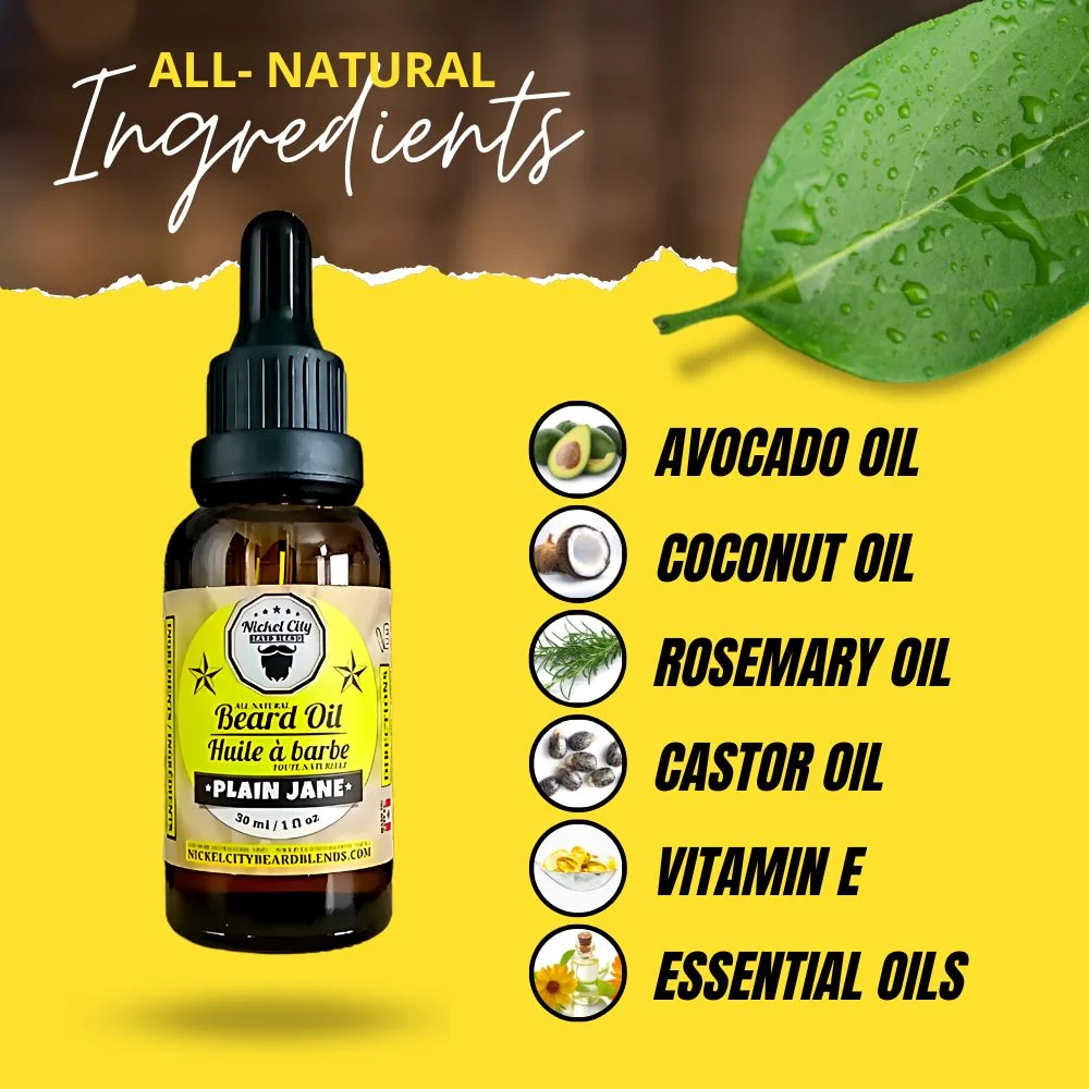 Plain Jane Beard Oil (30ml) – Naked, Unscented & Fragrance-Free | Premium Conditioning Beard Oil - Image 3