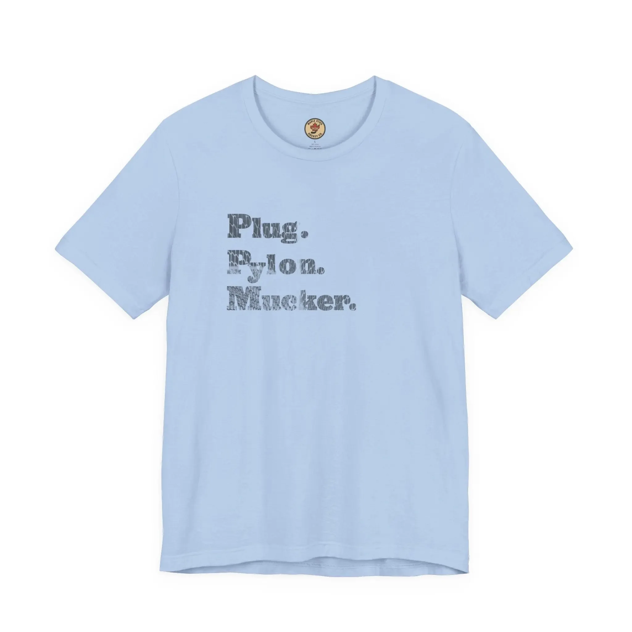 Plug Pylon Mucker T-Shirt - Hockey Hard Worker - Blue Collar Hockey - Maple Stick Hockey - True Fan Gift - Image 34