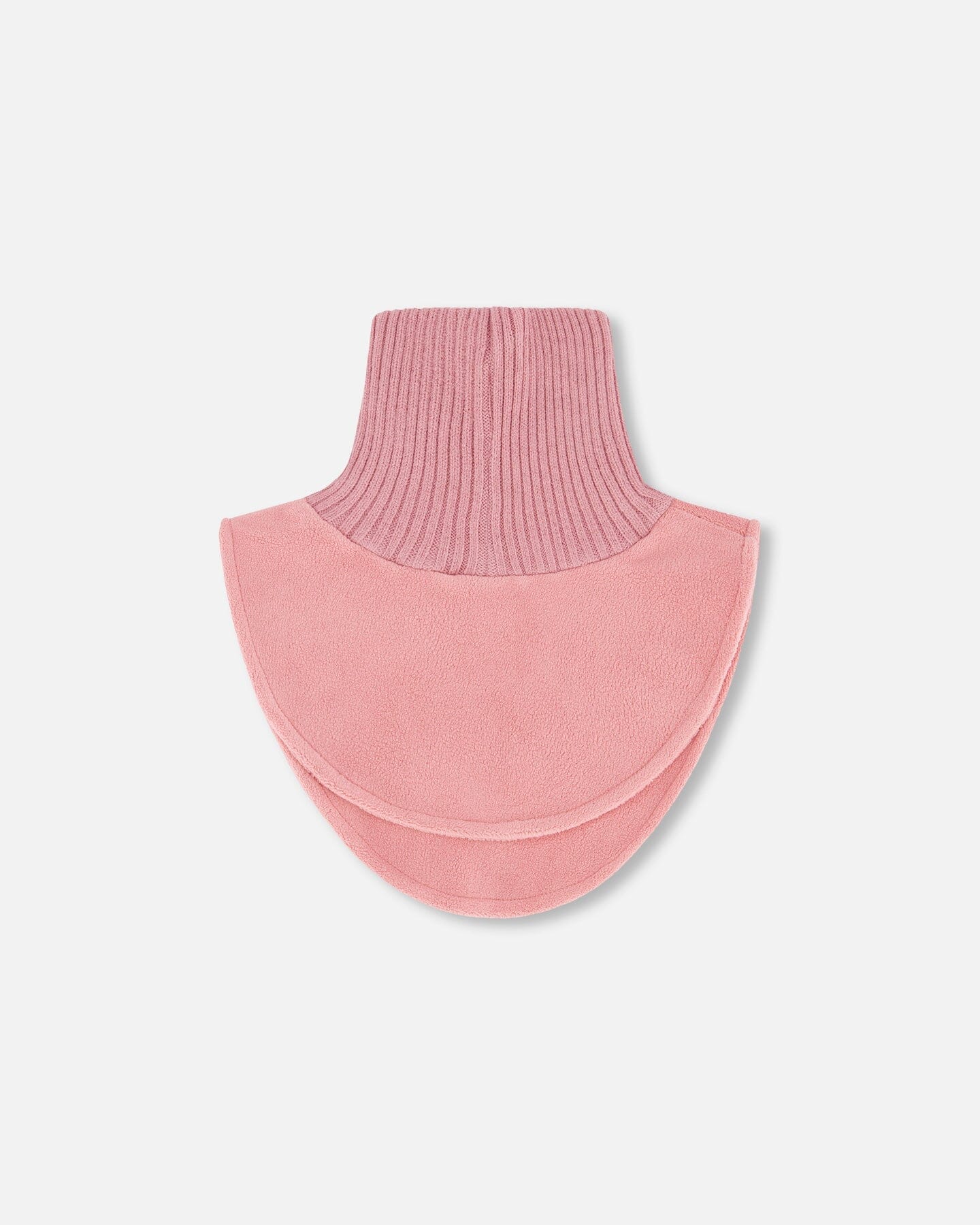 Polar Fleece And Knit Neckwarmer Dusty Pink - Image 2