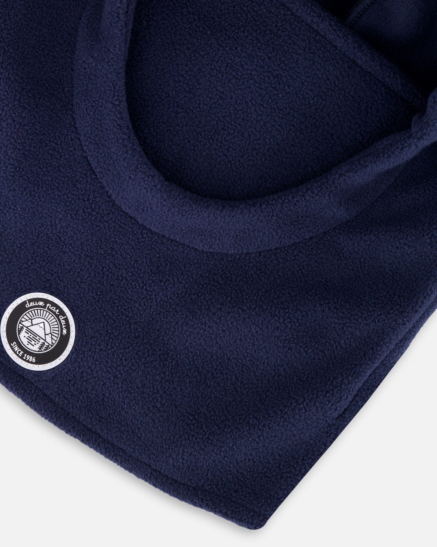 Polar Fleece Balaclava For Ski Helmet Navy Blue - Image 5