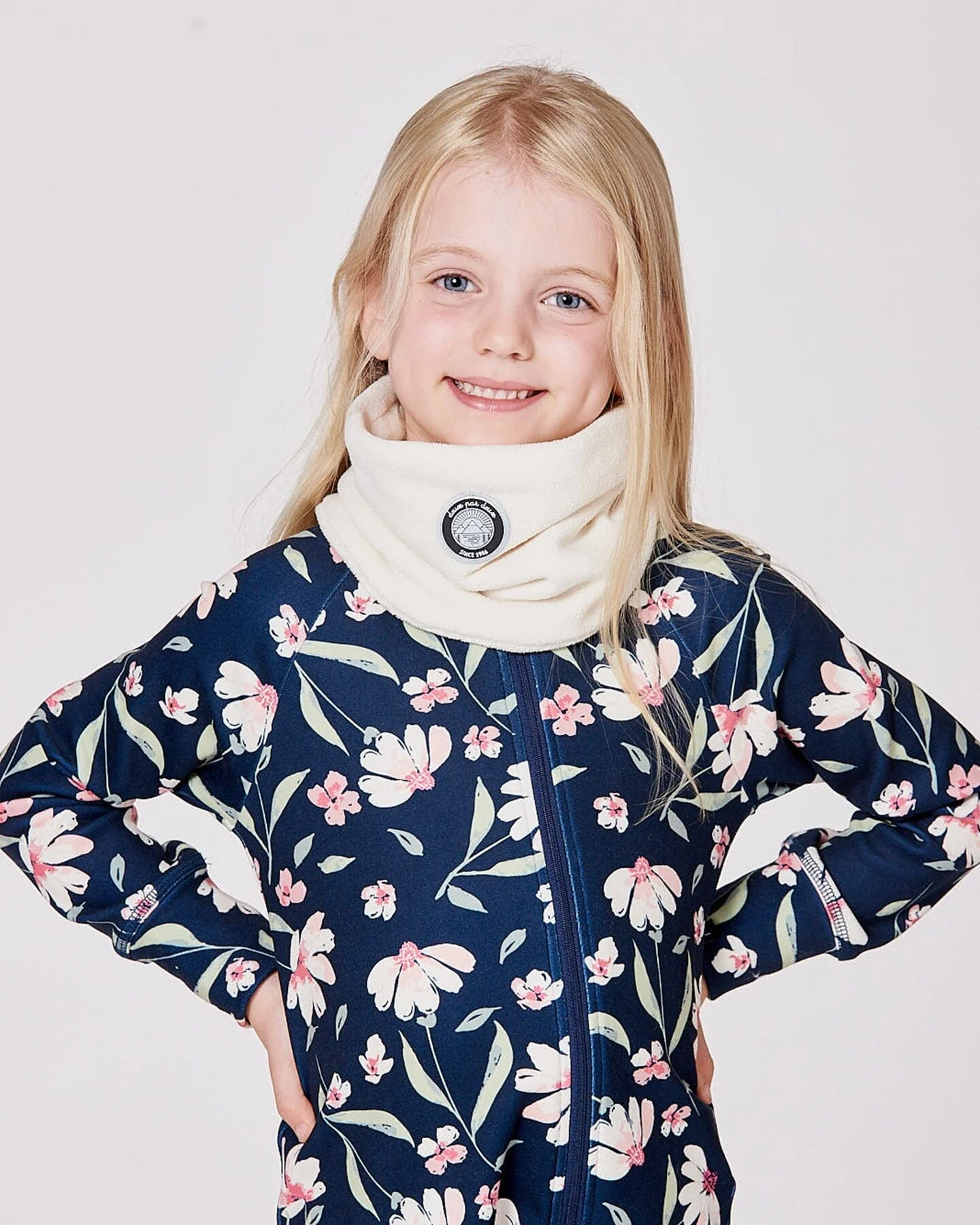 Polar Fleece Neckwarmer Off-White - Image 2