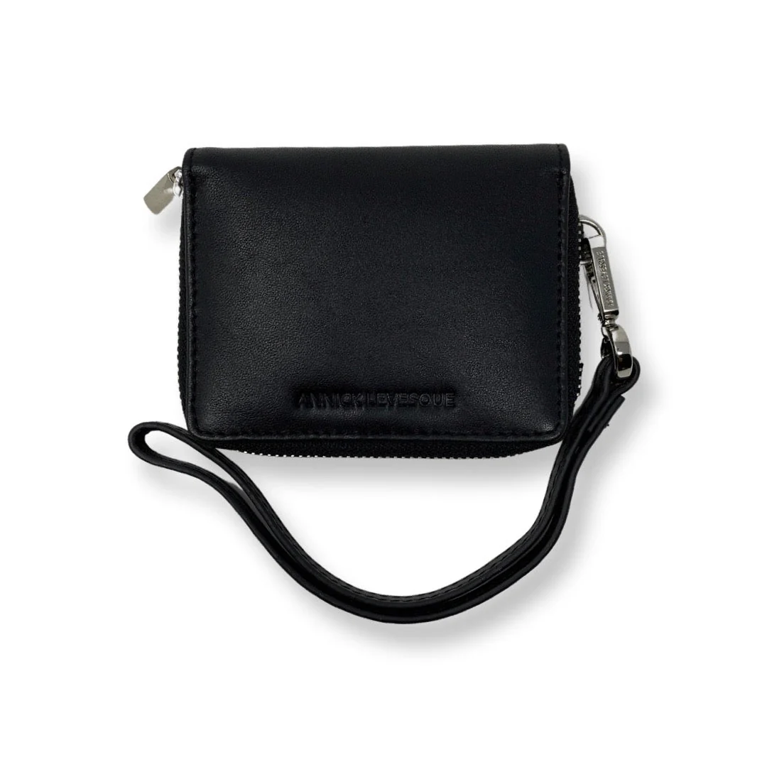 Porte-cartes en cuir Maylia, Noir - Image 5