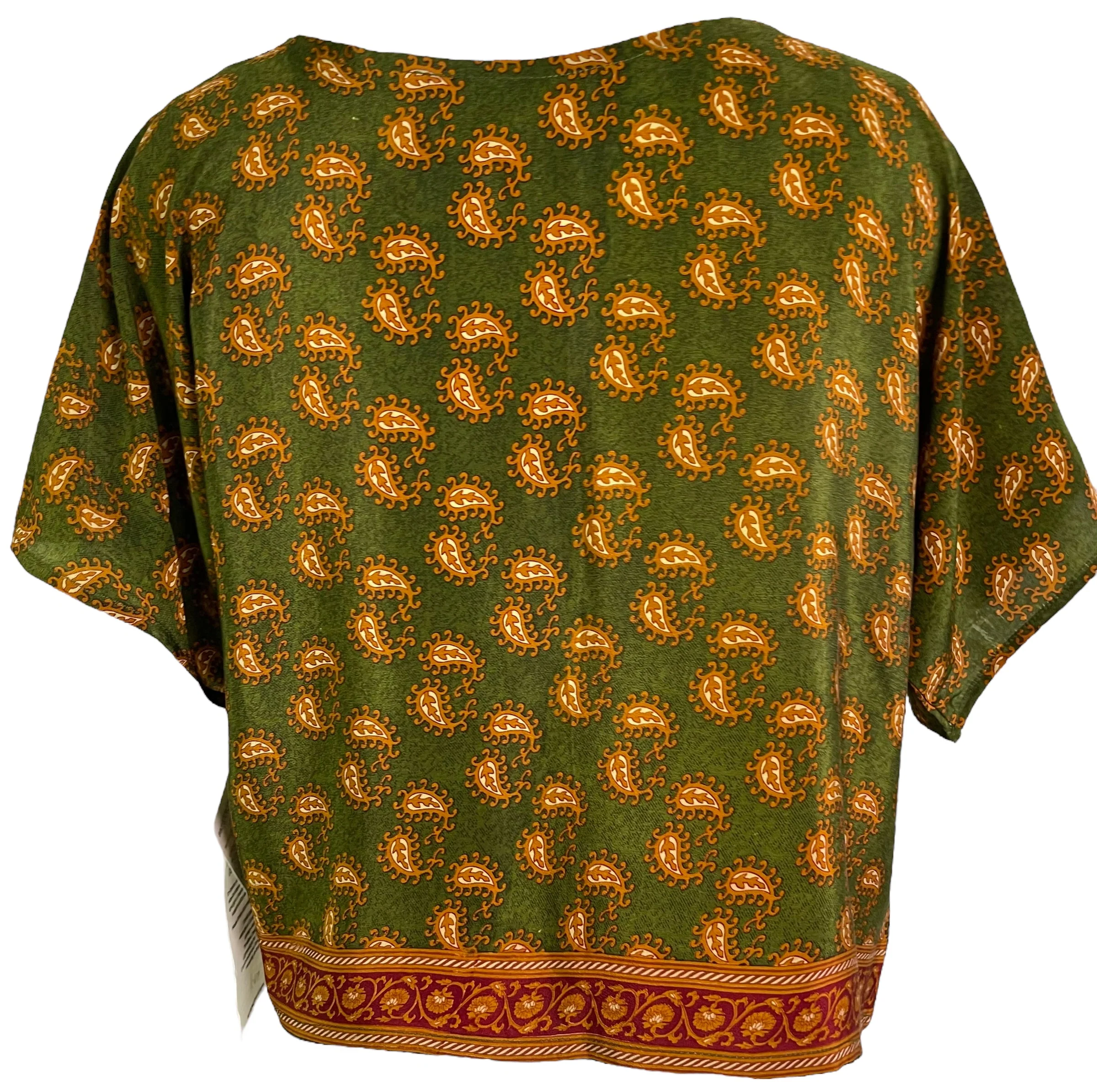 PRC6119 Avatar Pure Silk Boxy Top - Image 3