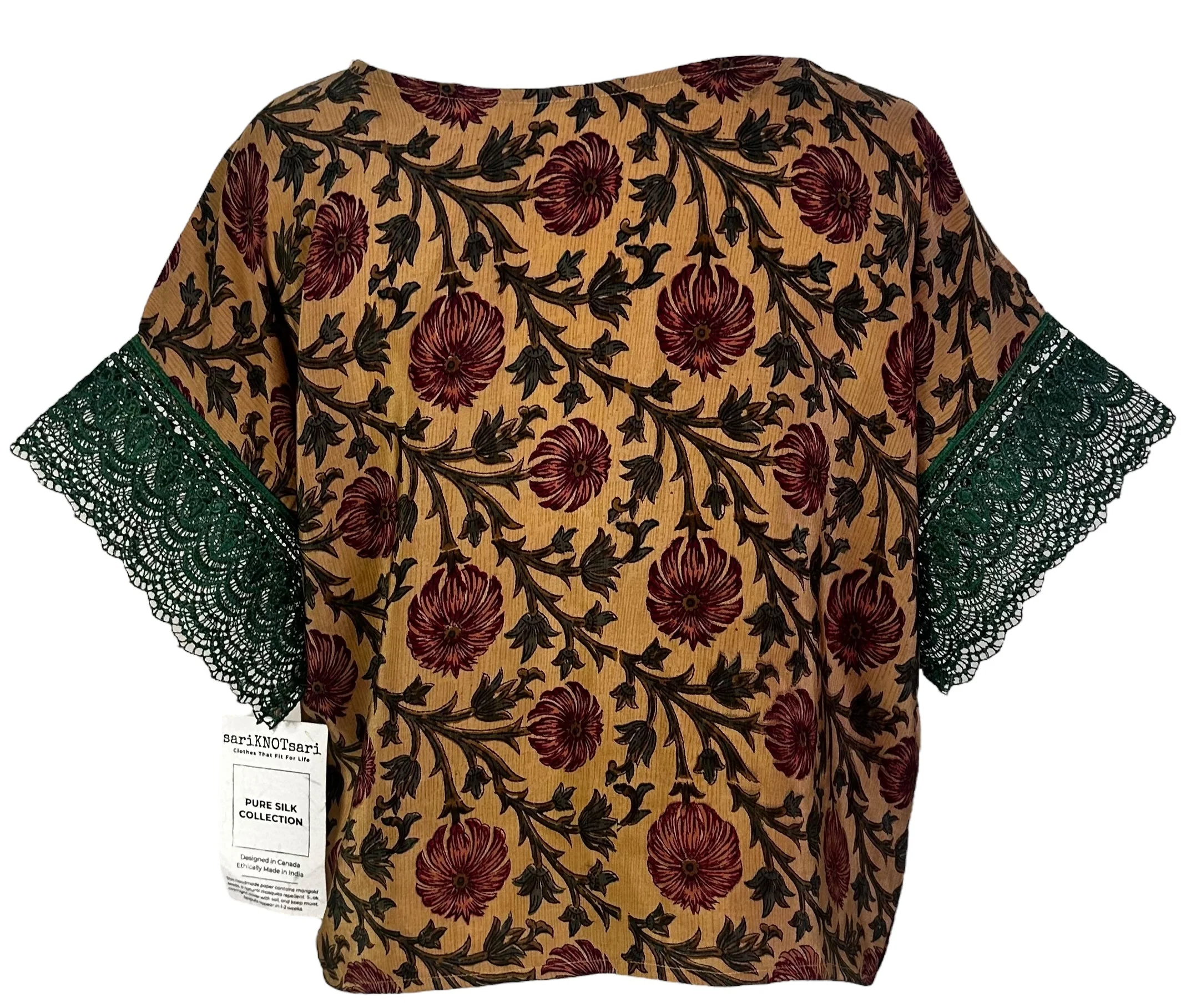 PRC6170 Avatar Pure Silk Boxy Top - Image 2
