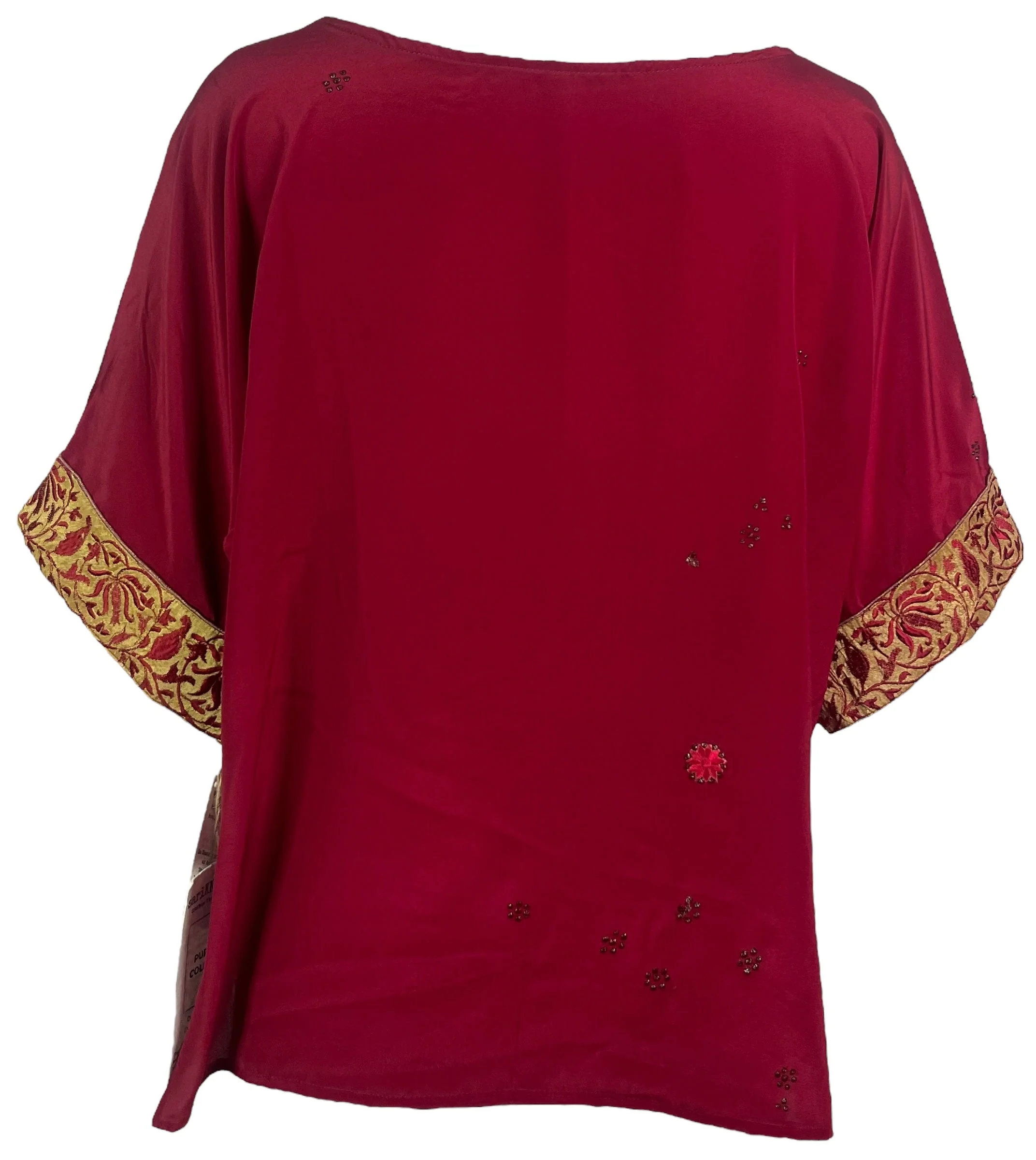 PRC6391A Avatar Pure Silk Side Slit Top - Image 2