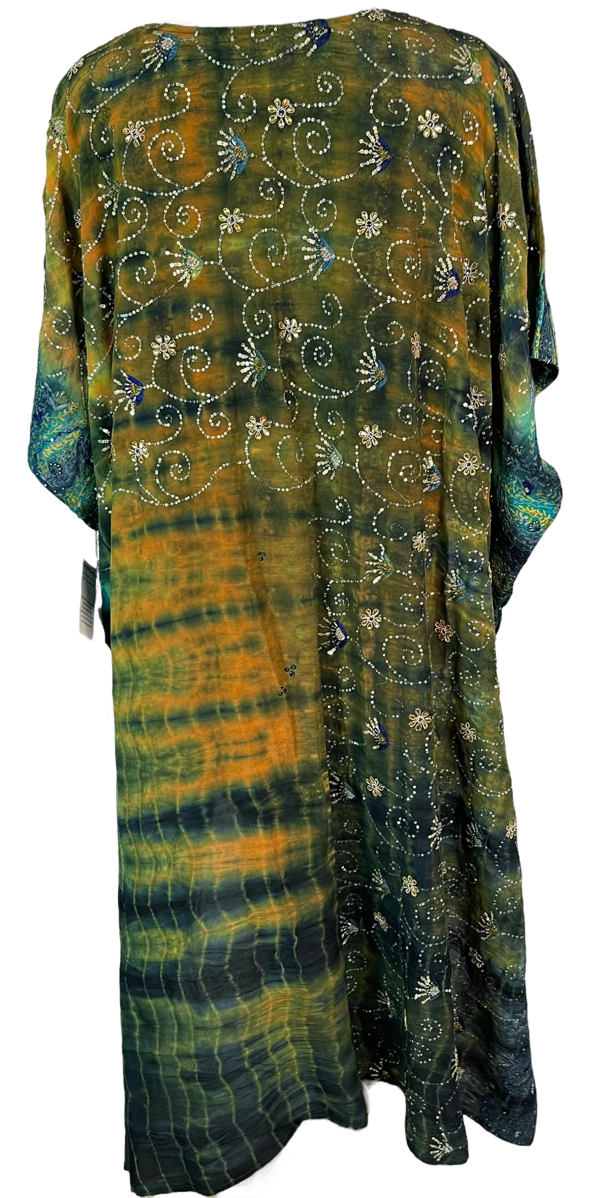 LADY LUCK PRC6394 Avatar Pure Silk Maxi Kaftan - Image 2