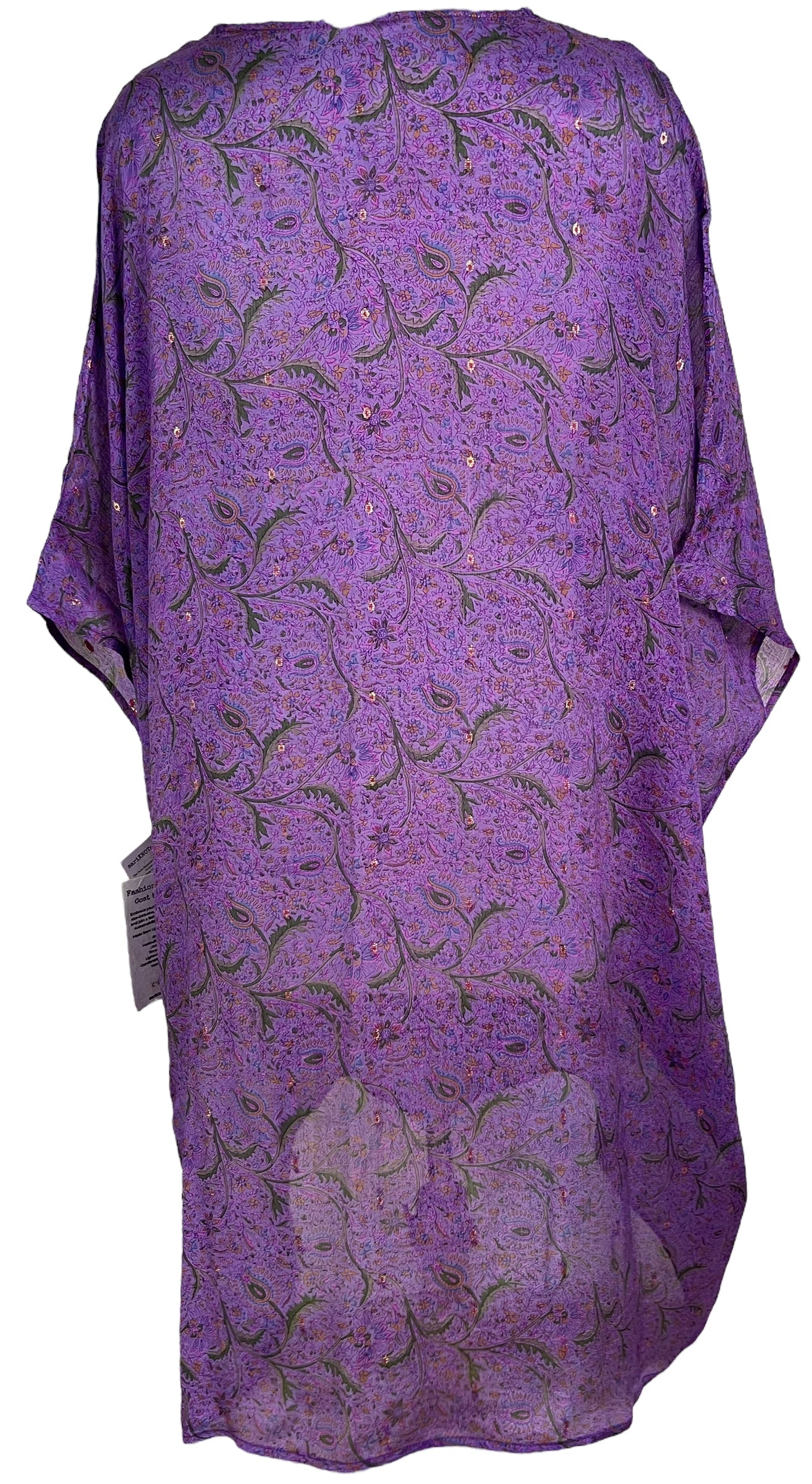 PRC6425 Avatar Pure Silk Midi Length Kaftan - Image 2