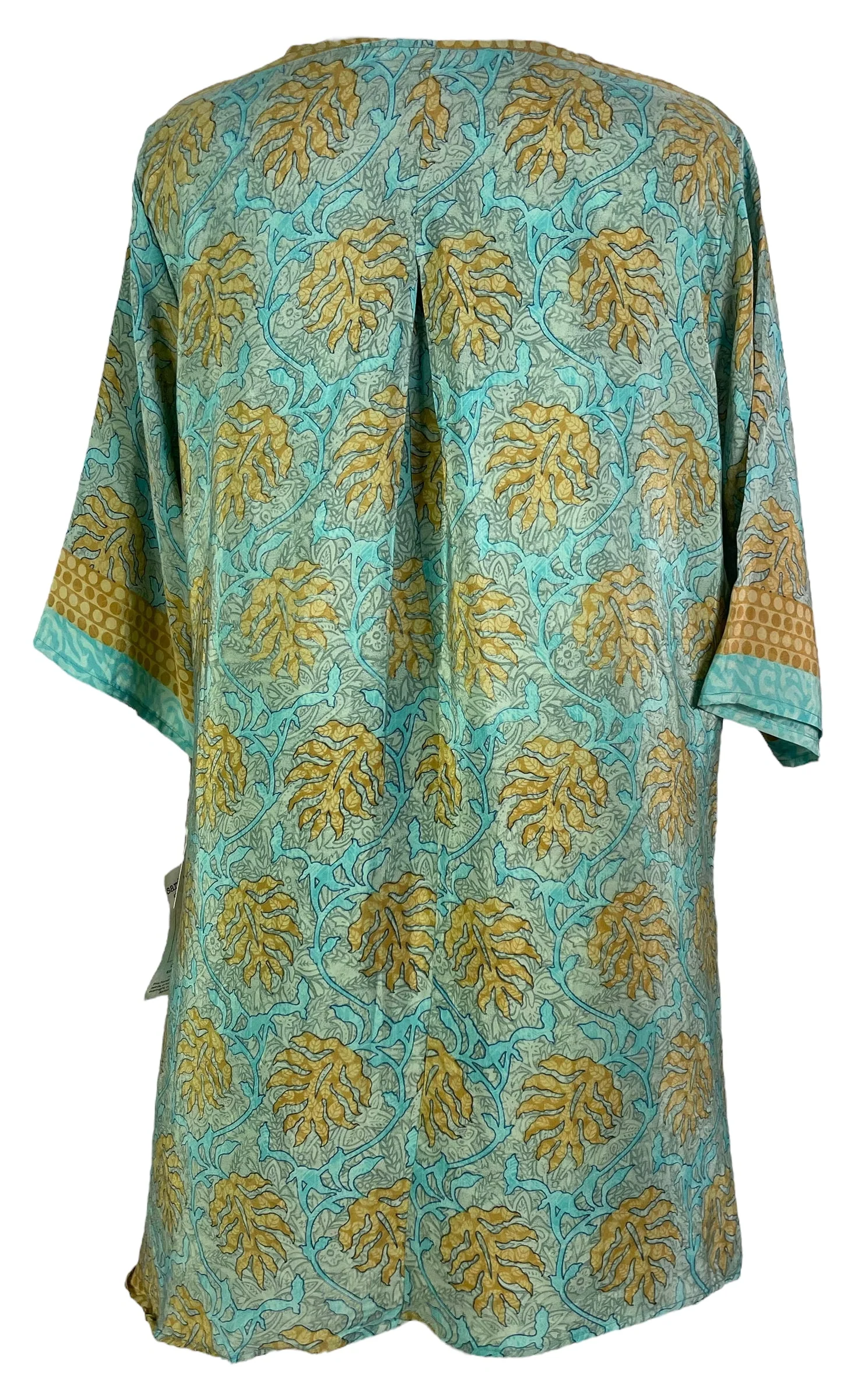 PRC6536 Avatar Pure Silk Self Pocket Tunic Dress - Image 2