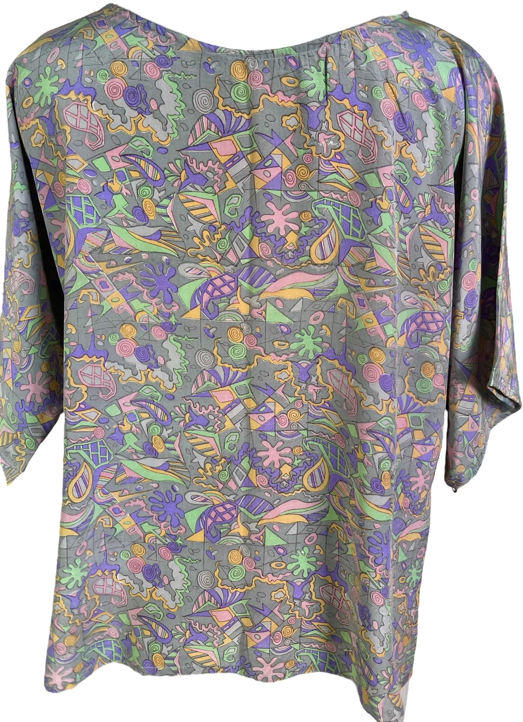 PRC6655 Avatar Pure Silk Side Slit Top - Image 2