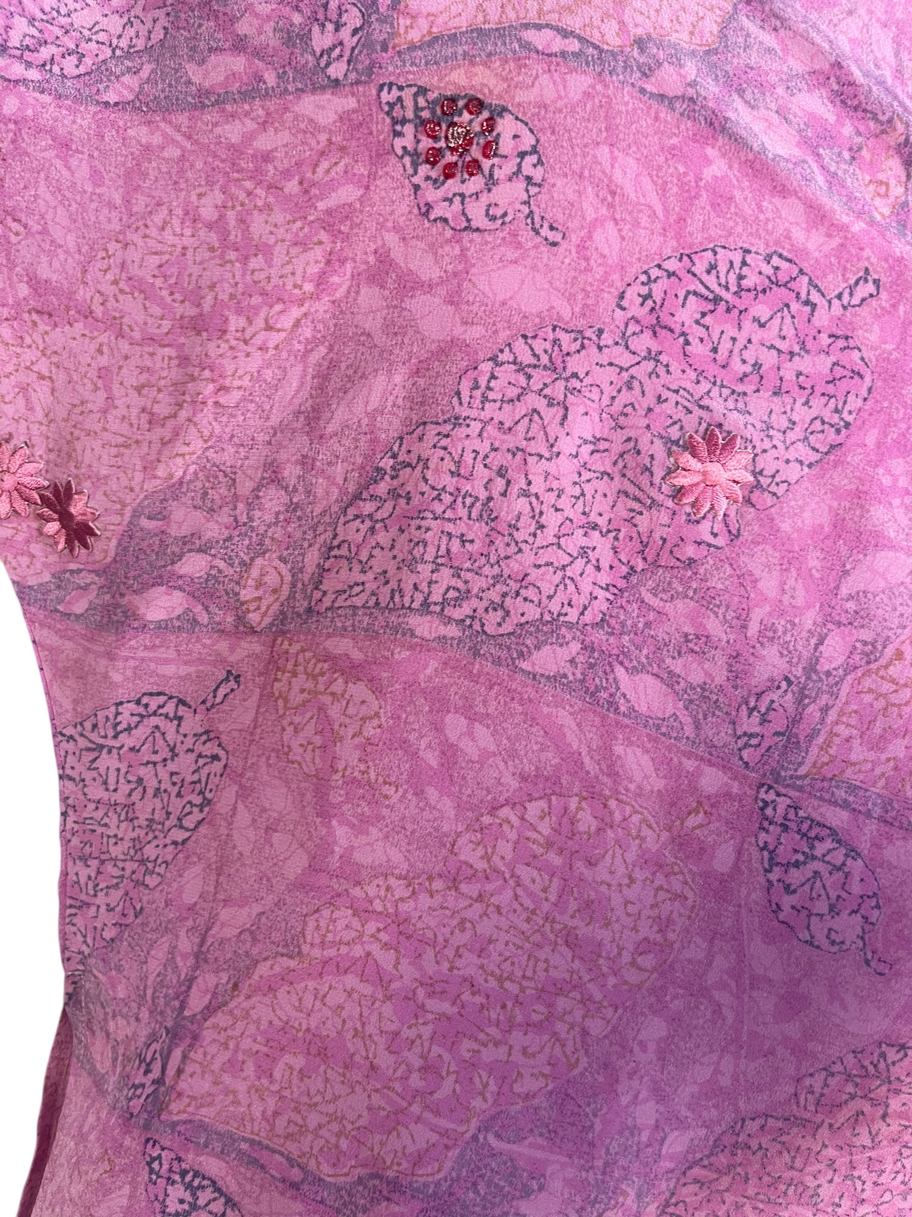 PRC6685 Avatar Pure Silk Side Slit Top - Image 5