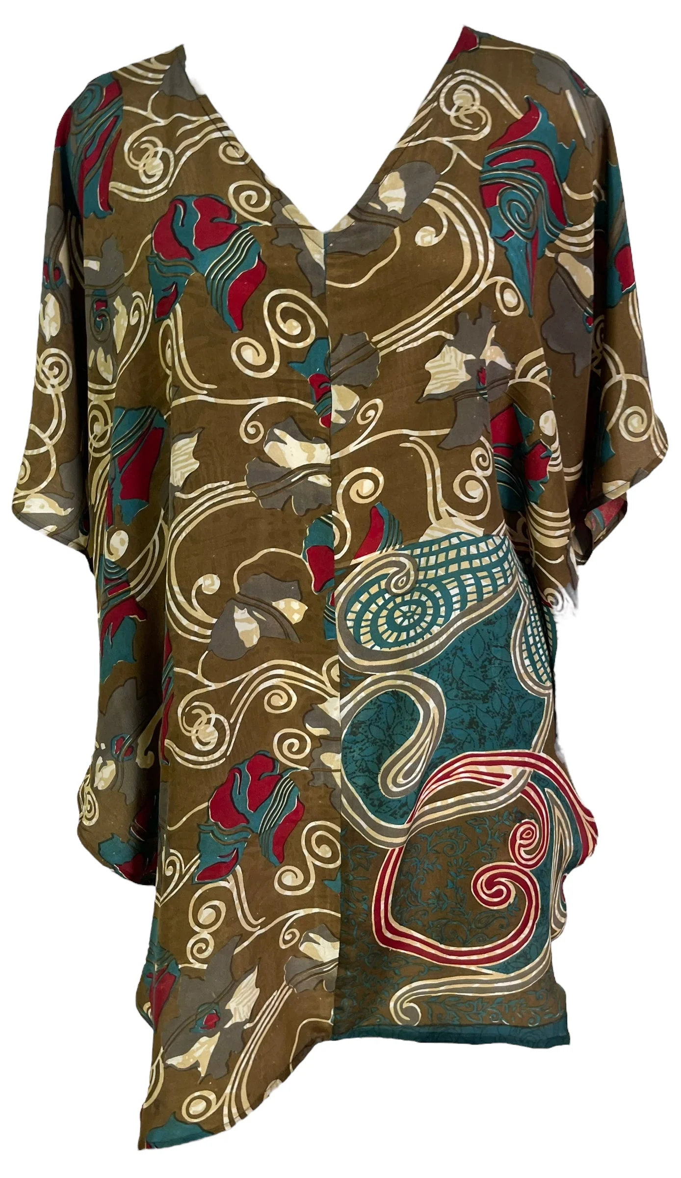 PRC6691 Avatar Pure Silk Waterfall Top